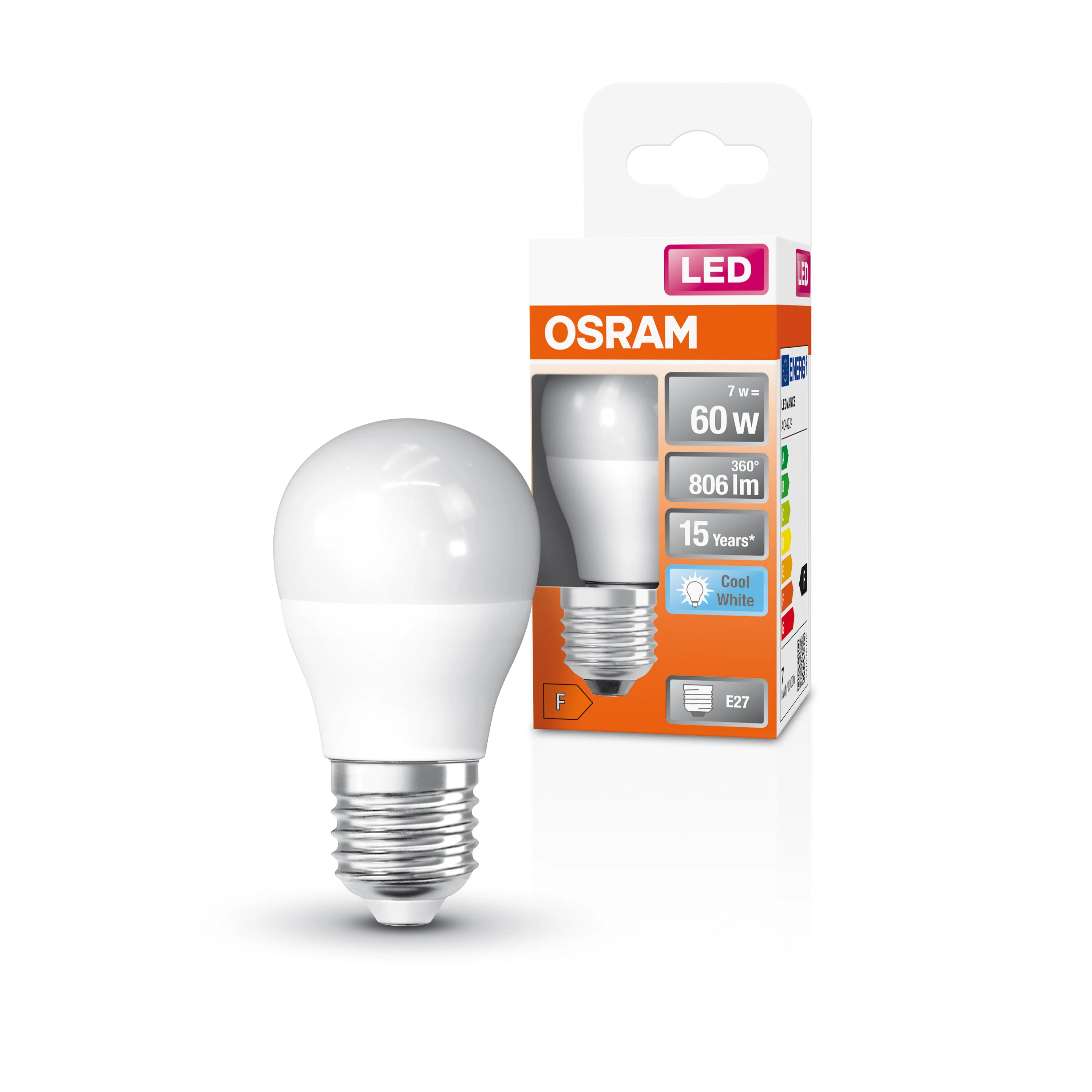 Żarówka LED OSRAM LED Star Classic P 60 6.5W 840 Frosted E27 - Image 4
