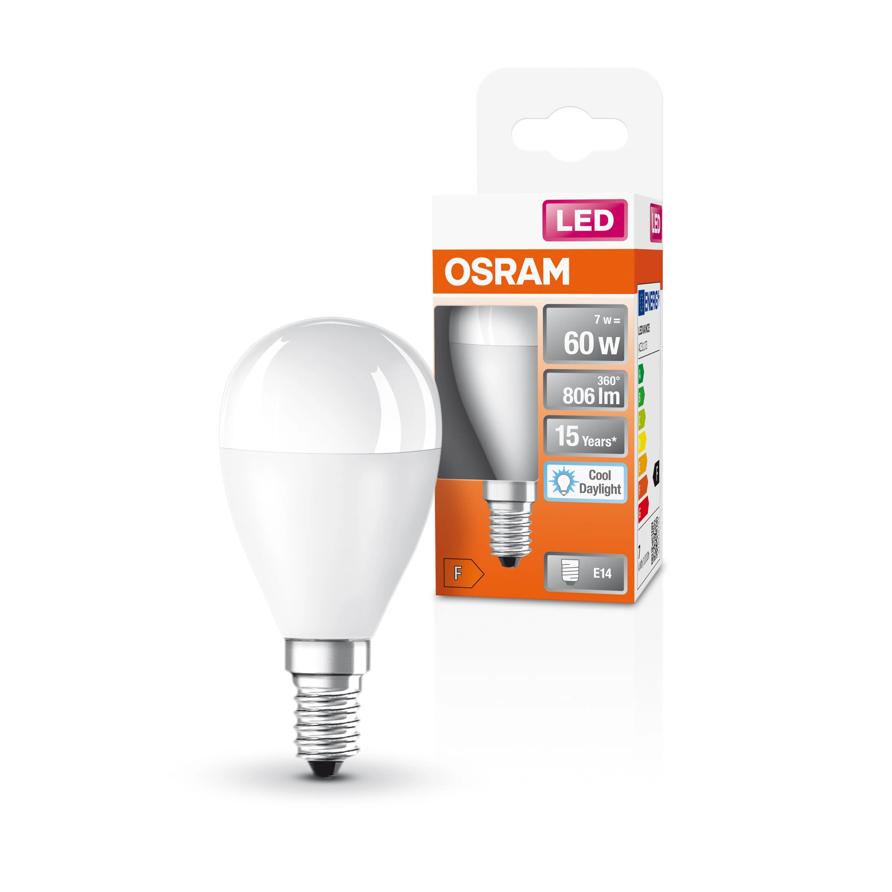 Żarówka LED OSRAM LED Star Classic P 60 6.5W 865 Frosted E14 - Image 4