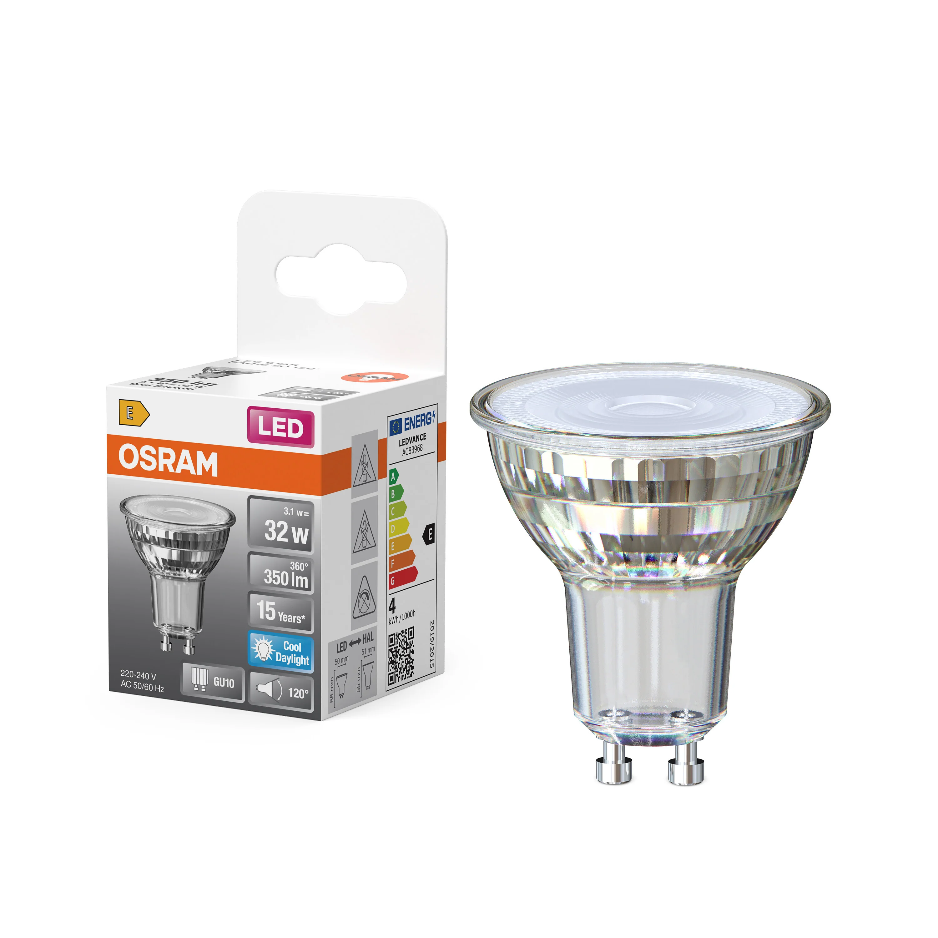Żarówka LED OSRAM LED Star PAR 16 50 120° 3.1W 865 GU10 - Image 4