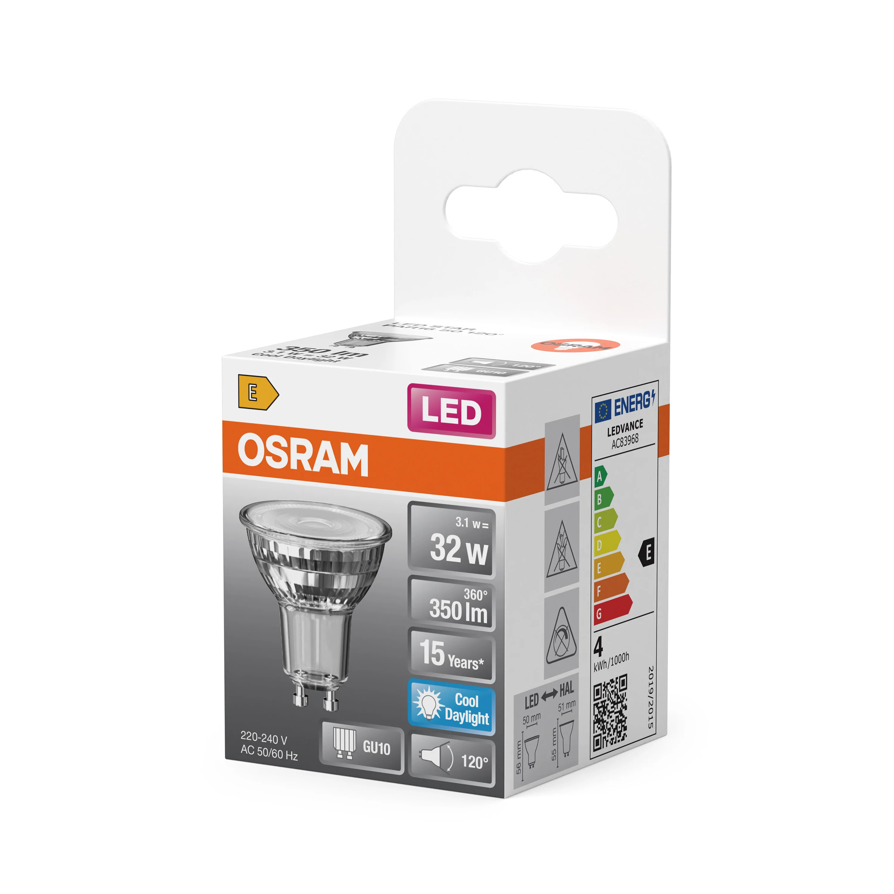 Żarówka LED OSRAM LED Star PAR 16 50 120° 3.1W 865 GU10 - Image 5