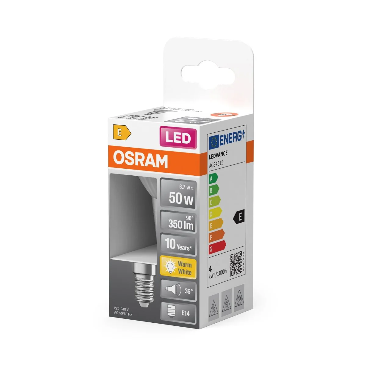 Żarówka LED OSRAM LED Star PAR16 50 36° 3.7W 827 E14 - Image 2