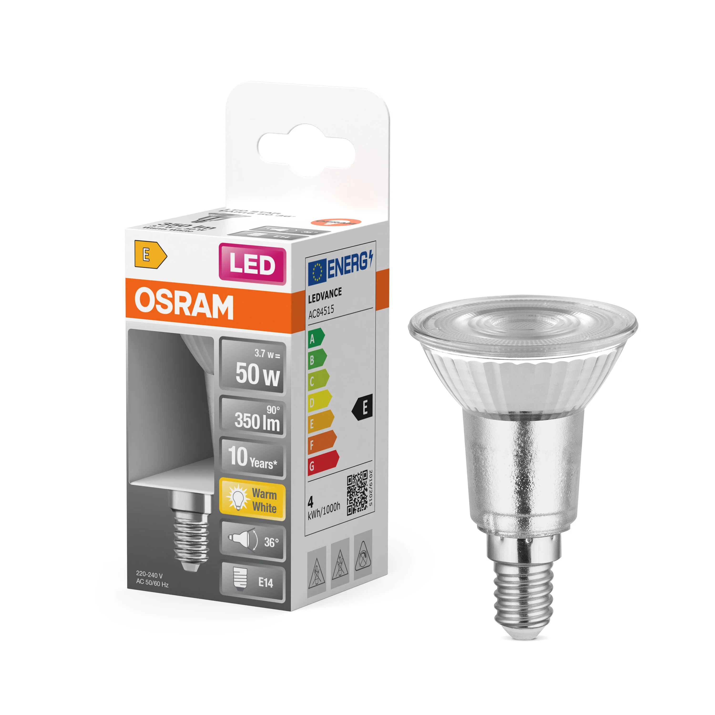 Żarówka LED OSRAM LED Star PAR16 50 36° 3.7W 827 E14 - Image 4