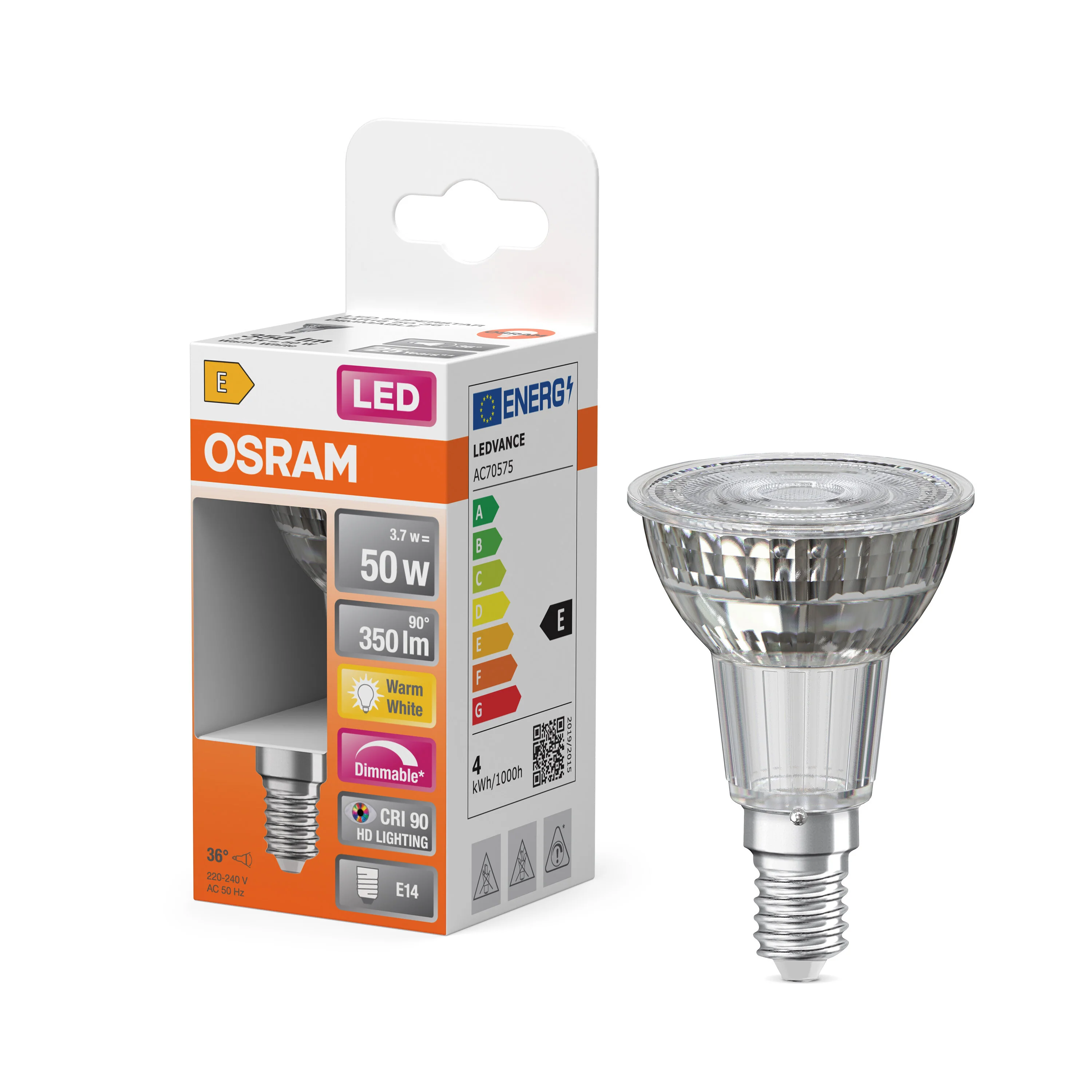 Żarówka LED OSRAM LED Superstar PAR 16 50 36° DIM 3.7W 927 E14 - Image 4