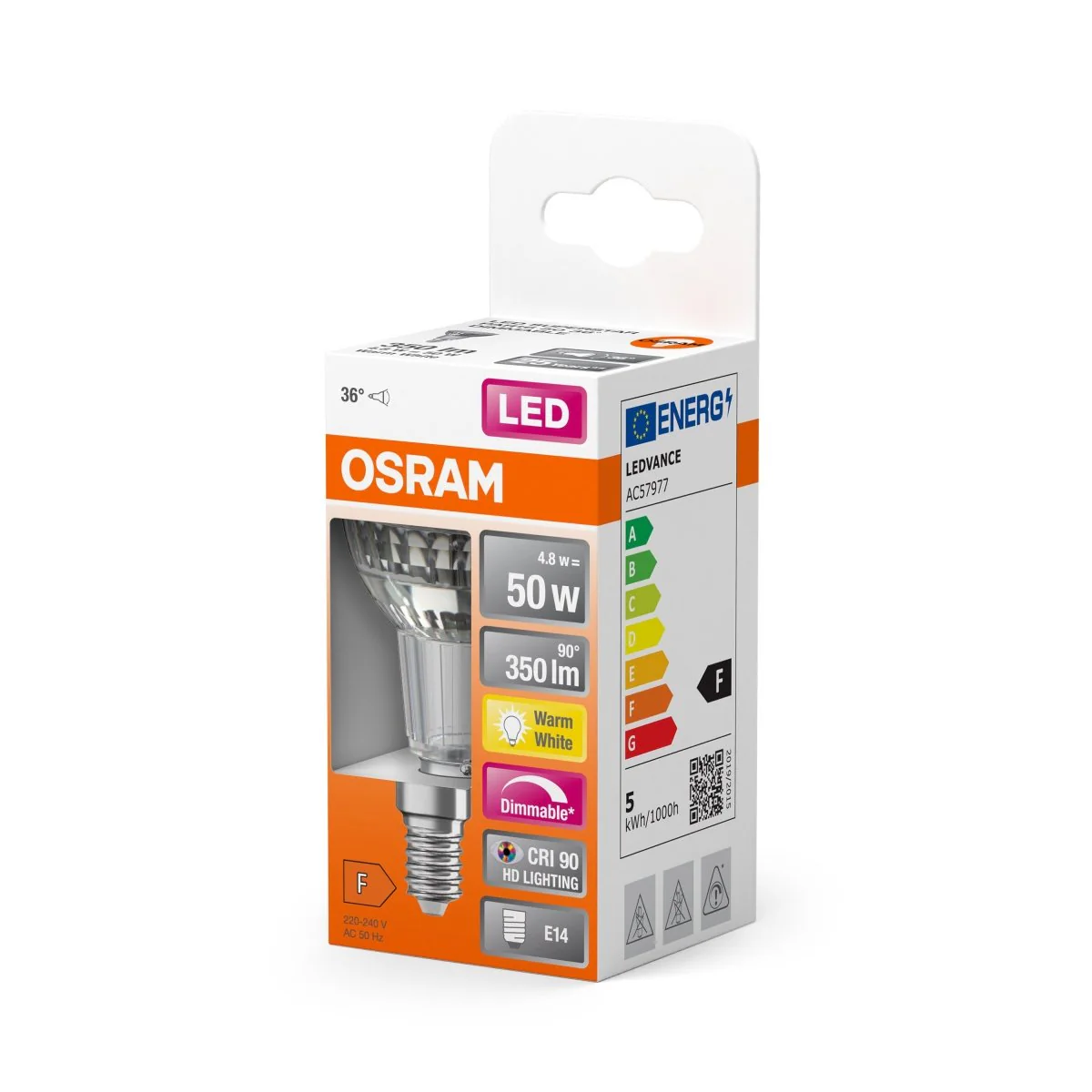 Żarówka LED OSRAM LED Superstar PAR 16 50 36° DIM 4.8W 927 E14 - Image 2
