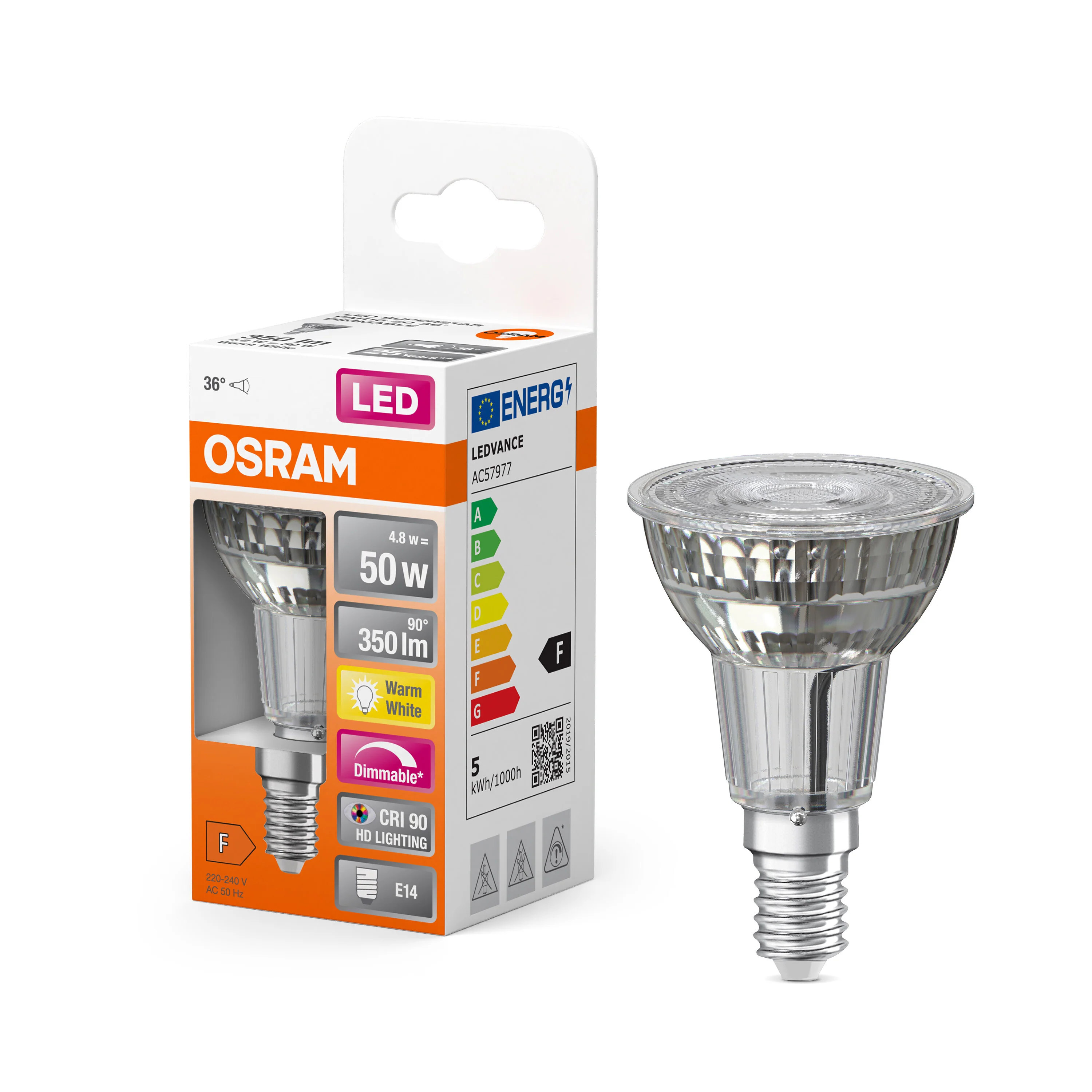 Żarówka LED OSRAM LED Superstar PAR 16 50 36° DIM 4.8W 927 E14 - Image 4