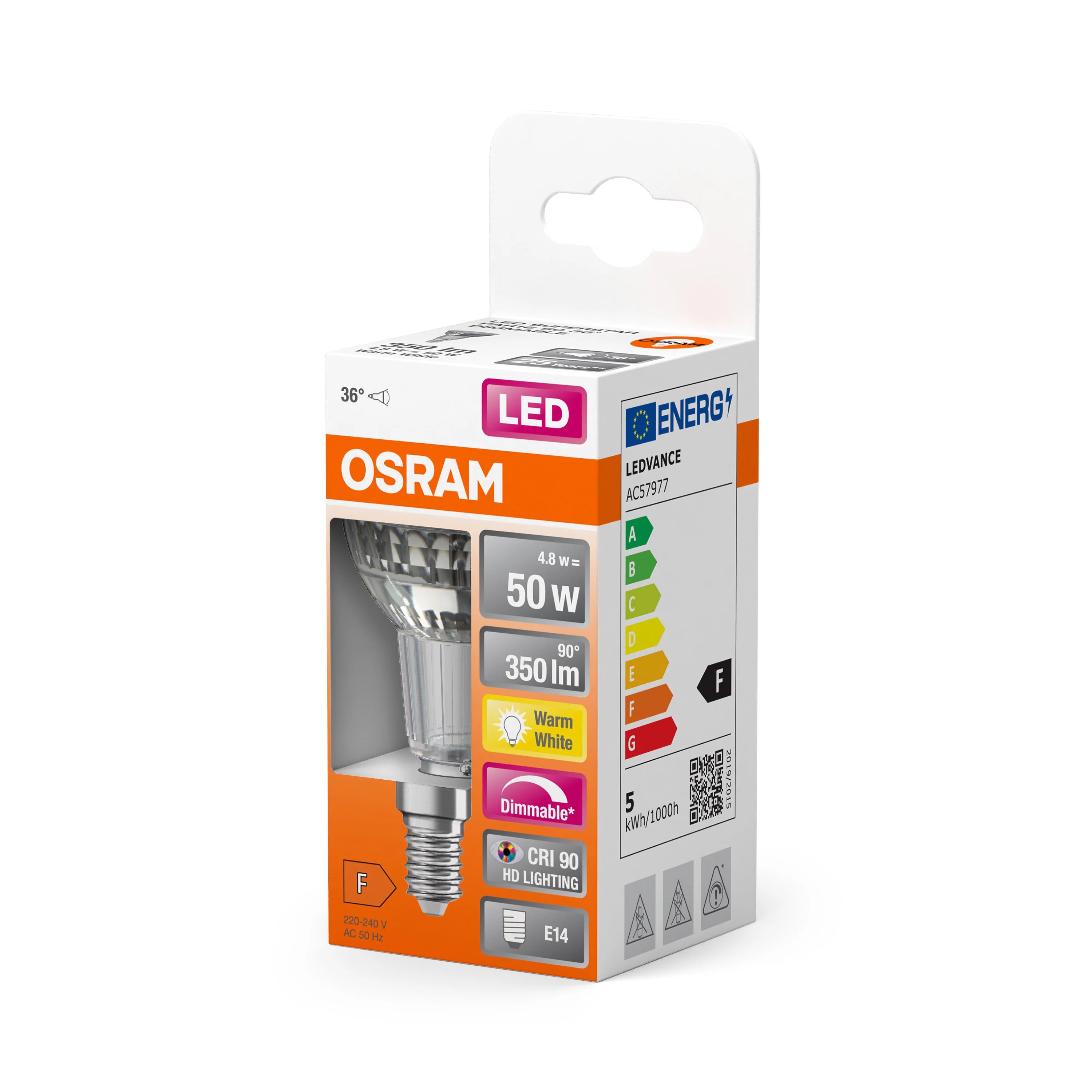 Żarówka LED OSRAM LED Superstar PAR 16 50 36° DIM 4.8W 927 E14 - Image 5