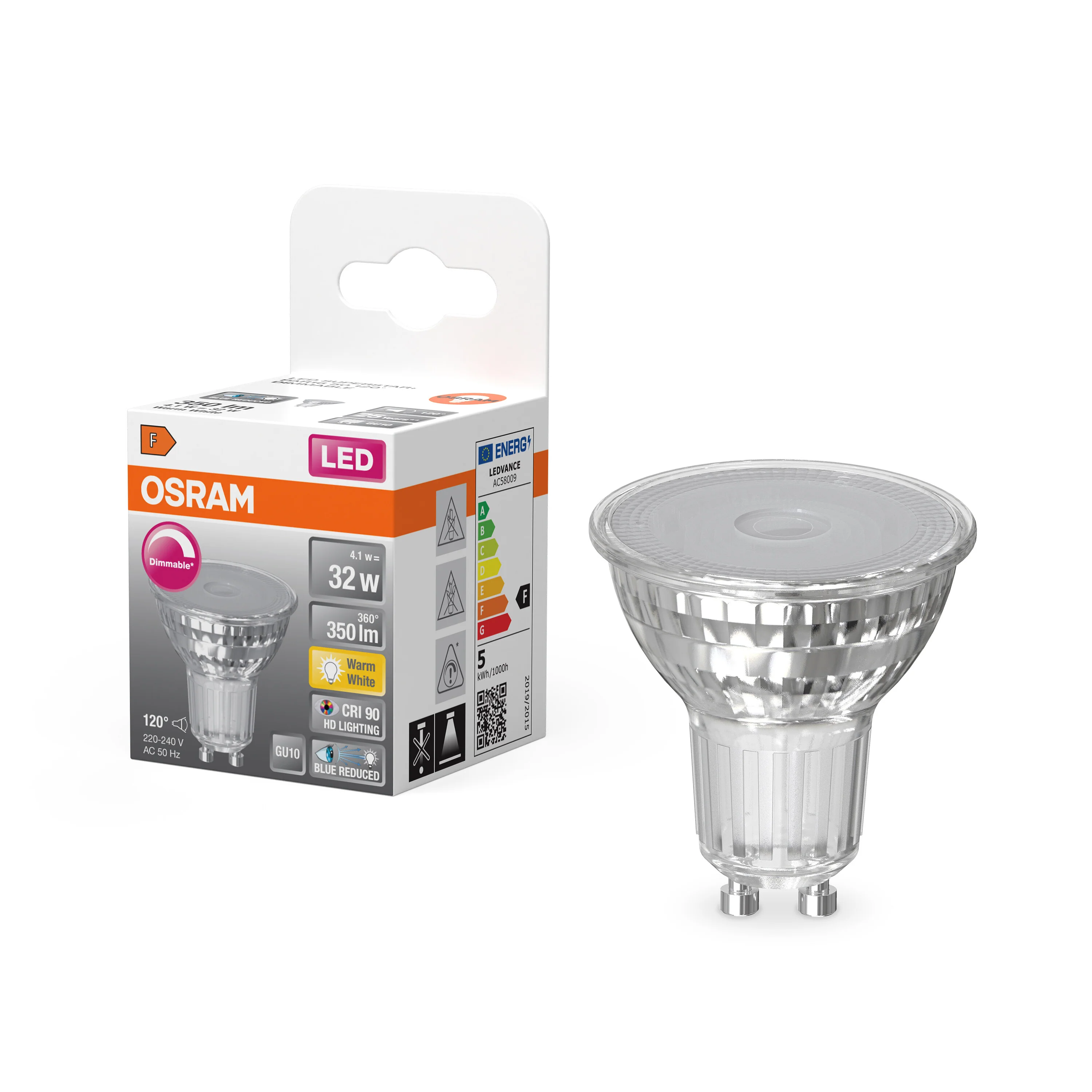 Żarówka LED OSRAM LED Superstar Plus PAR16 50 120° DIM 4.1W 927 GU10 - Image 4