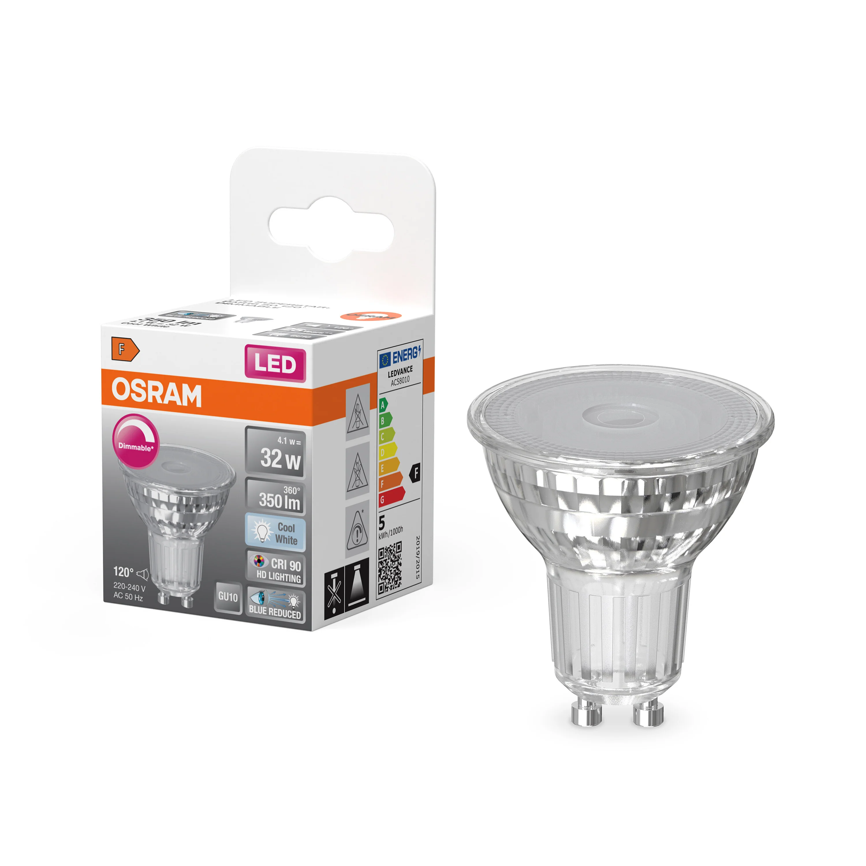Żarówka LED OSRAM LED Superstar Plus PAR16 50 120° DIM 4.1W 940 GU10 - Image 4