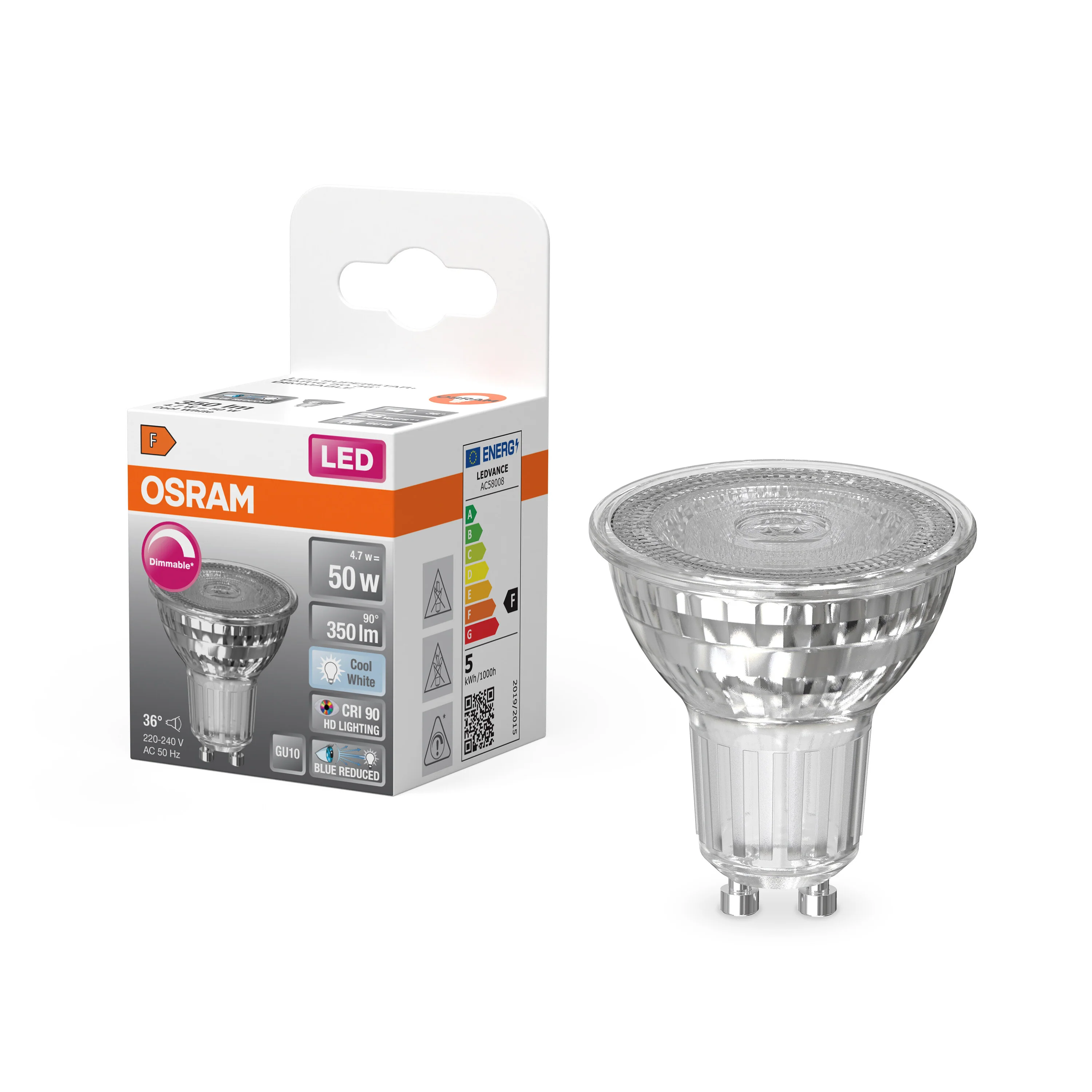 Żarówka LED OSRAM LED Superstar Plus PAR16 50 36° DIM 4.7W 940 GU10 - Image 4