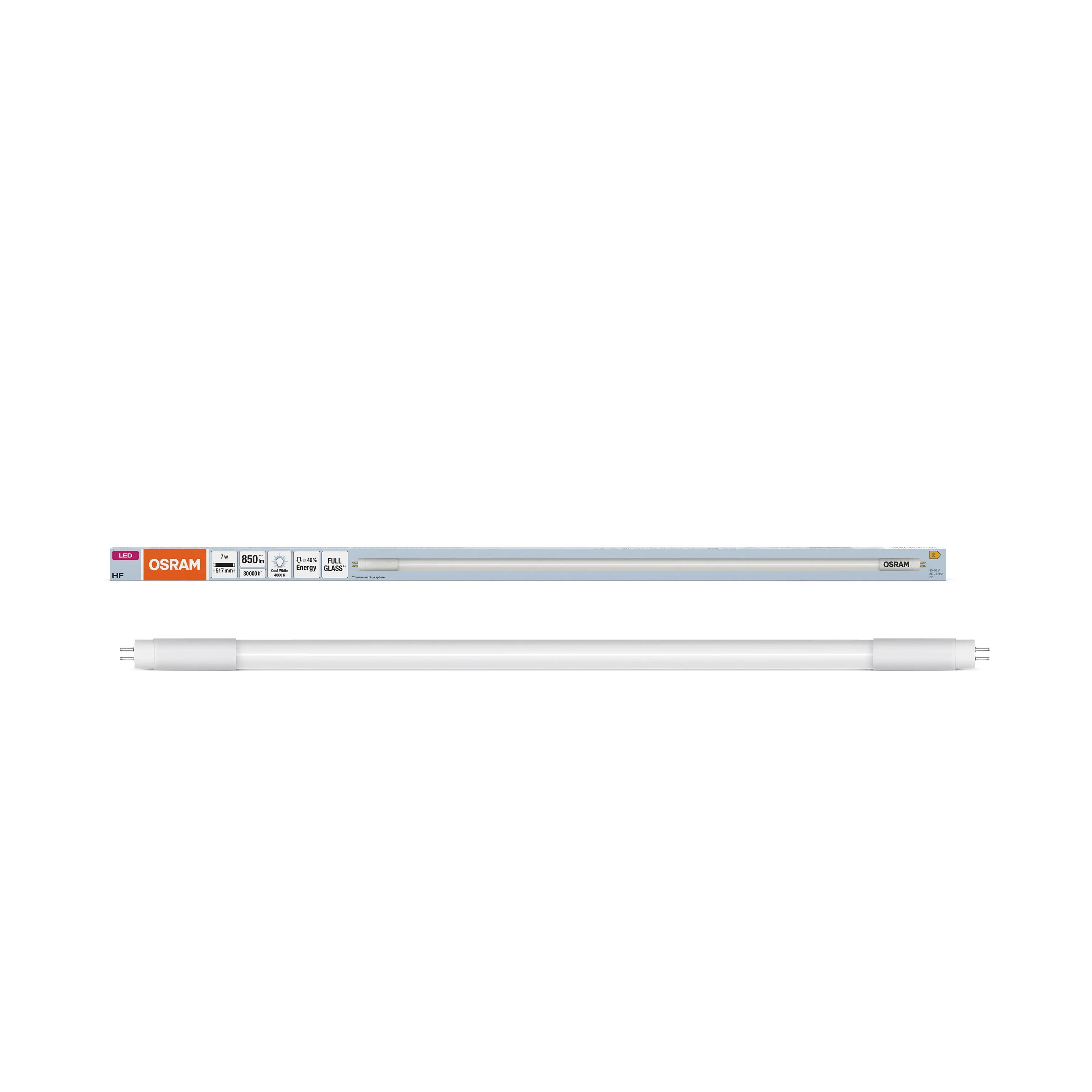 Żarówka LED OSRAM LED TUBE T5 HF L13 SHORT 517 mm 7W 840 - Image 5