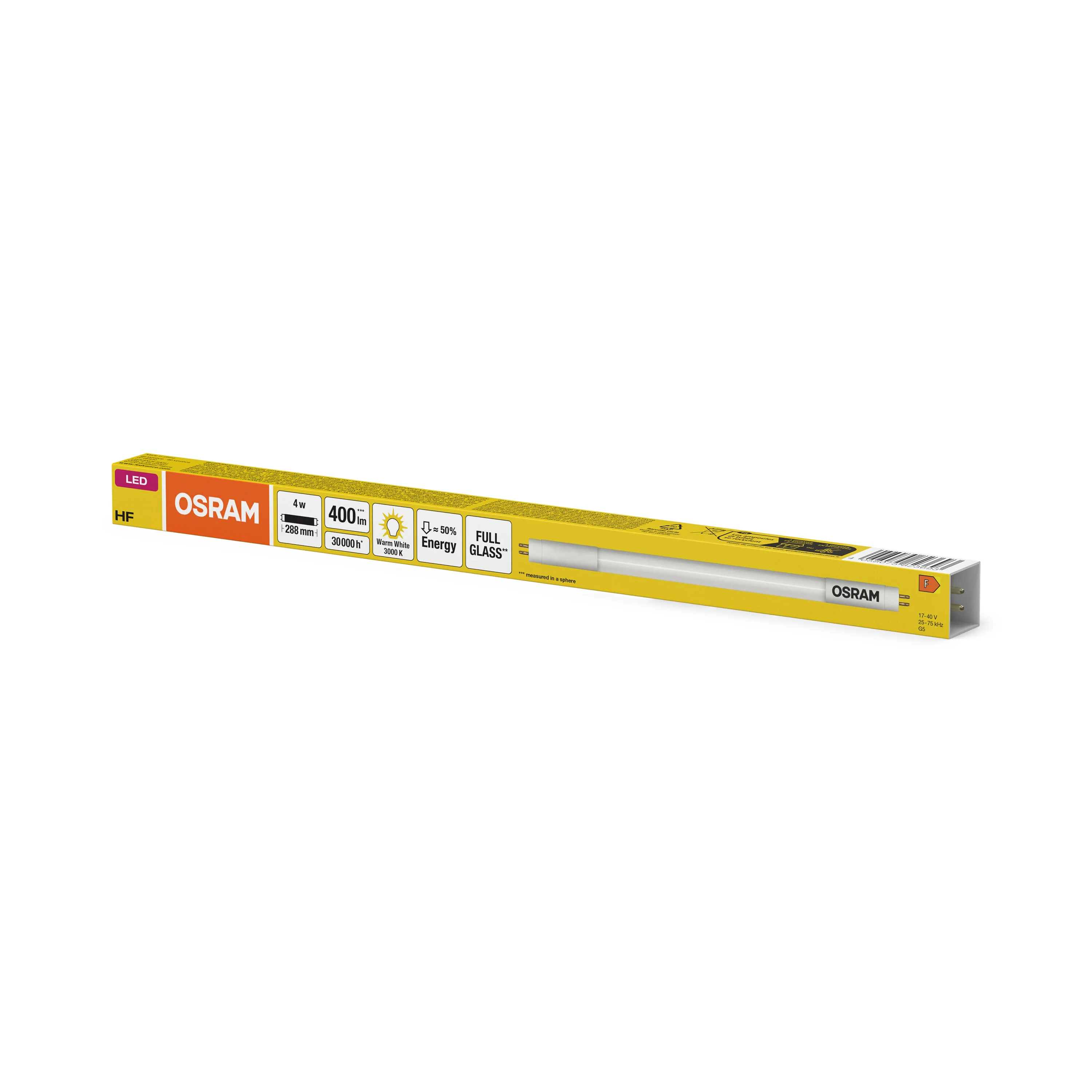Żarówka LED OSRAM LED TUBE T5 HF L8 SHORT 288 mm 4W 830 - Image 6