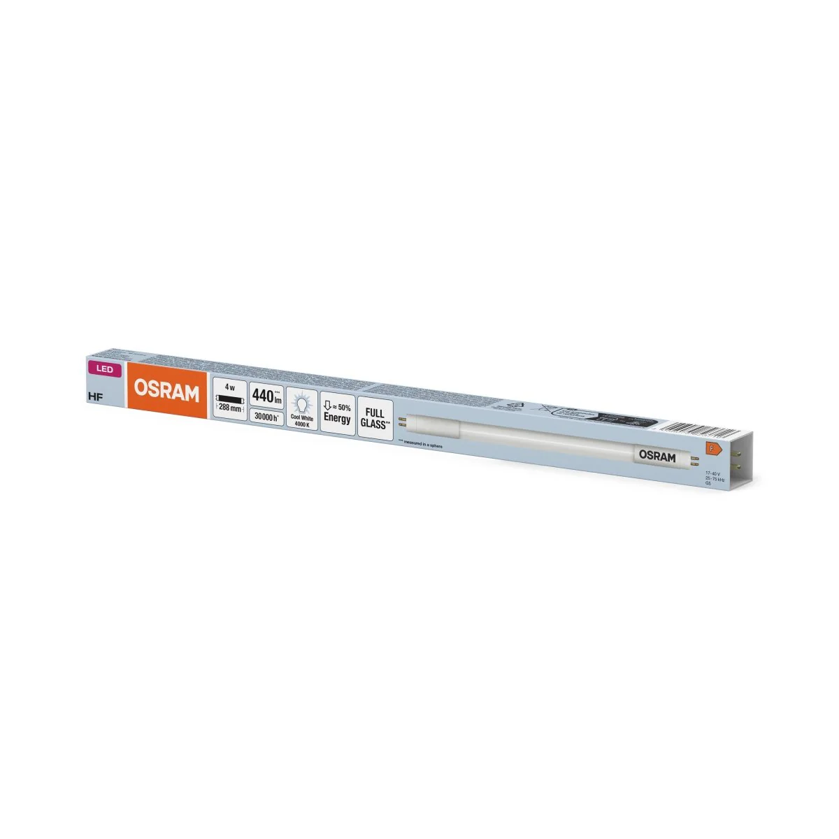 Żarówka LED OSRAM LED TUBE T5 HF L8 SHORT 288 mm 4W 840 - Image 2