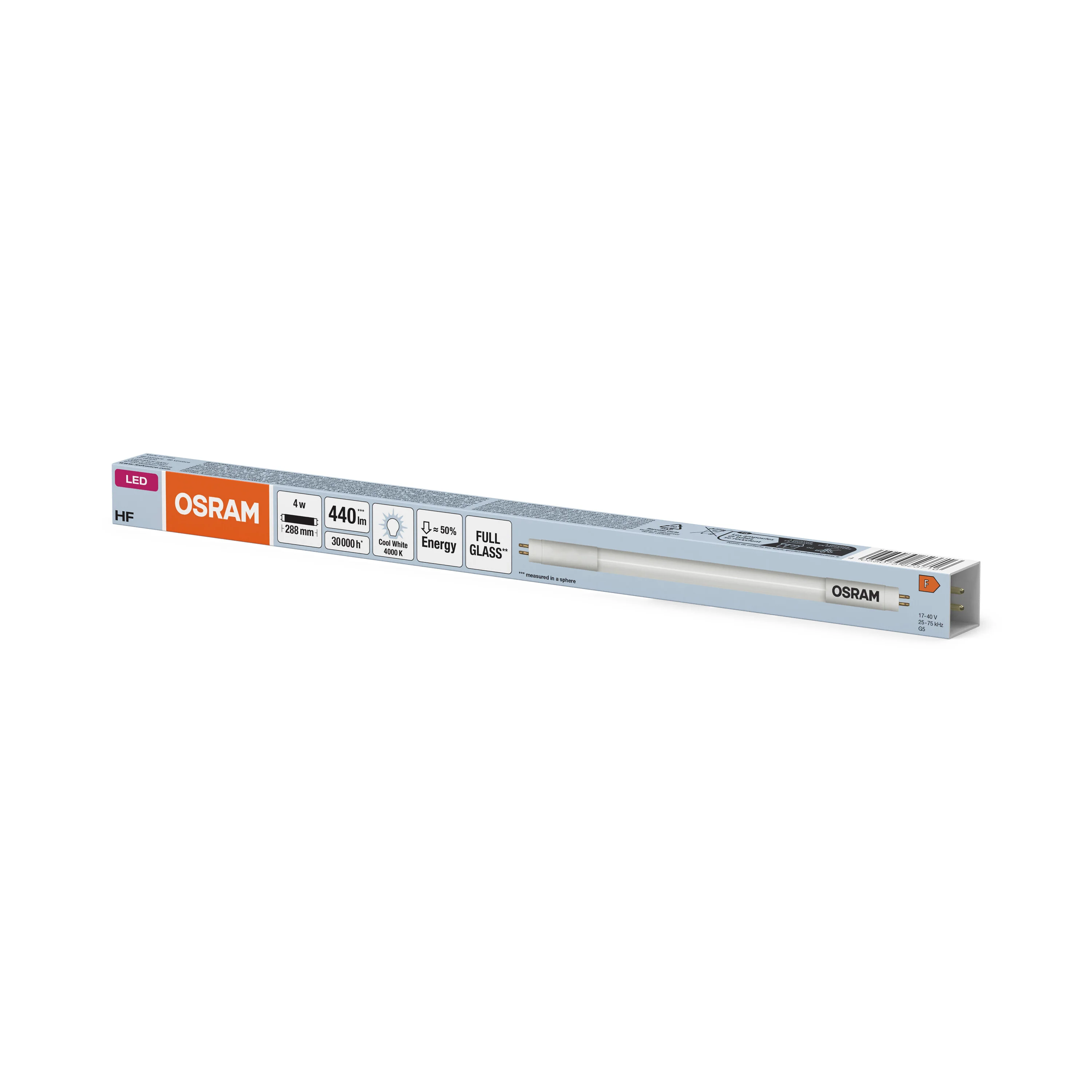 Żarówka LED OSRAM LED TUBE T5 HF L8 SHORT 288 mm 4W 840 - Image 6