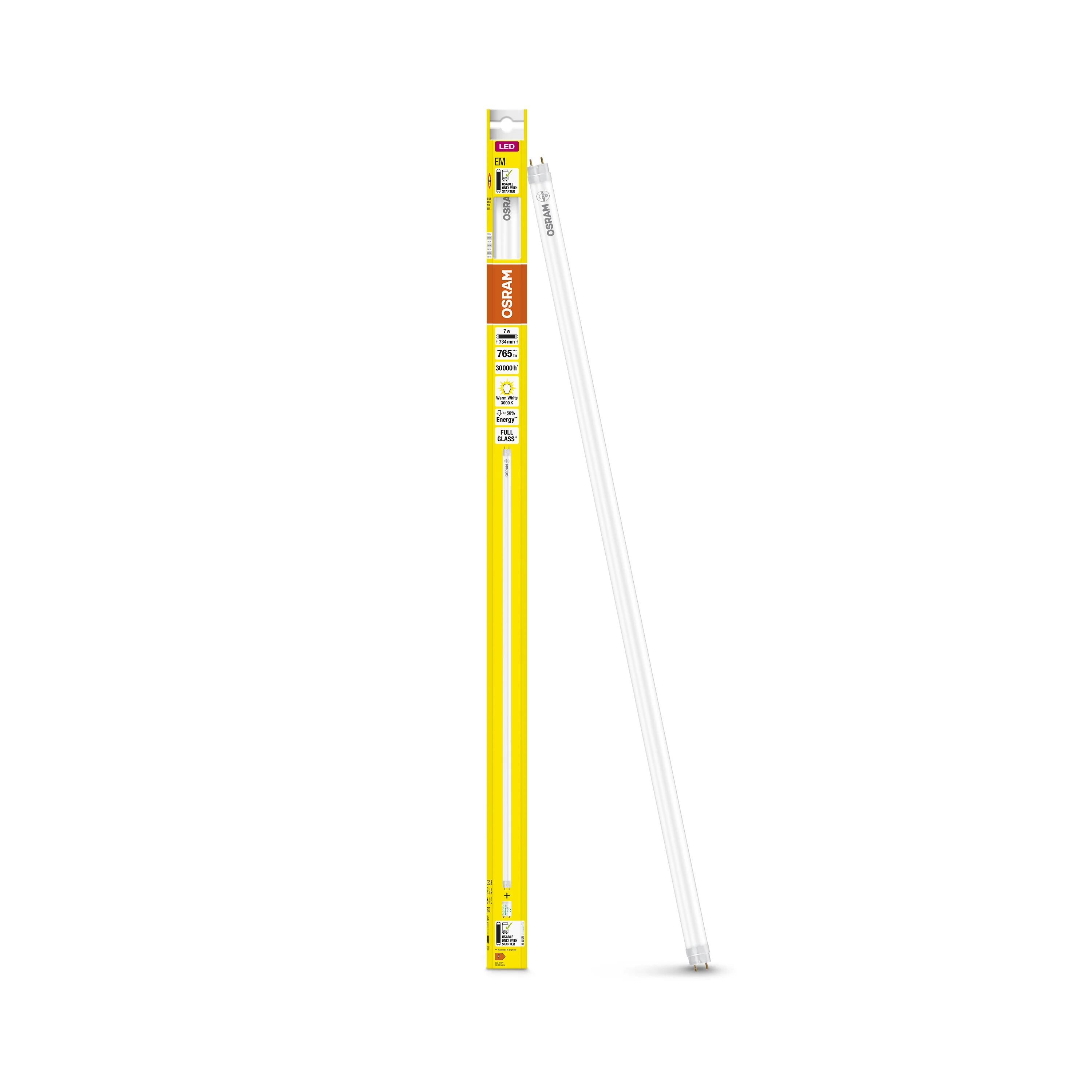 Żarówka LED OSRAM LED TUBE T8 16 EM 720 mm 7W 830 - Image 5