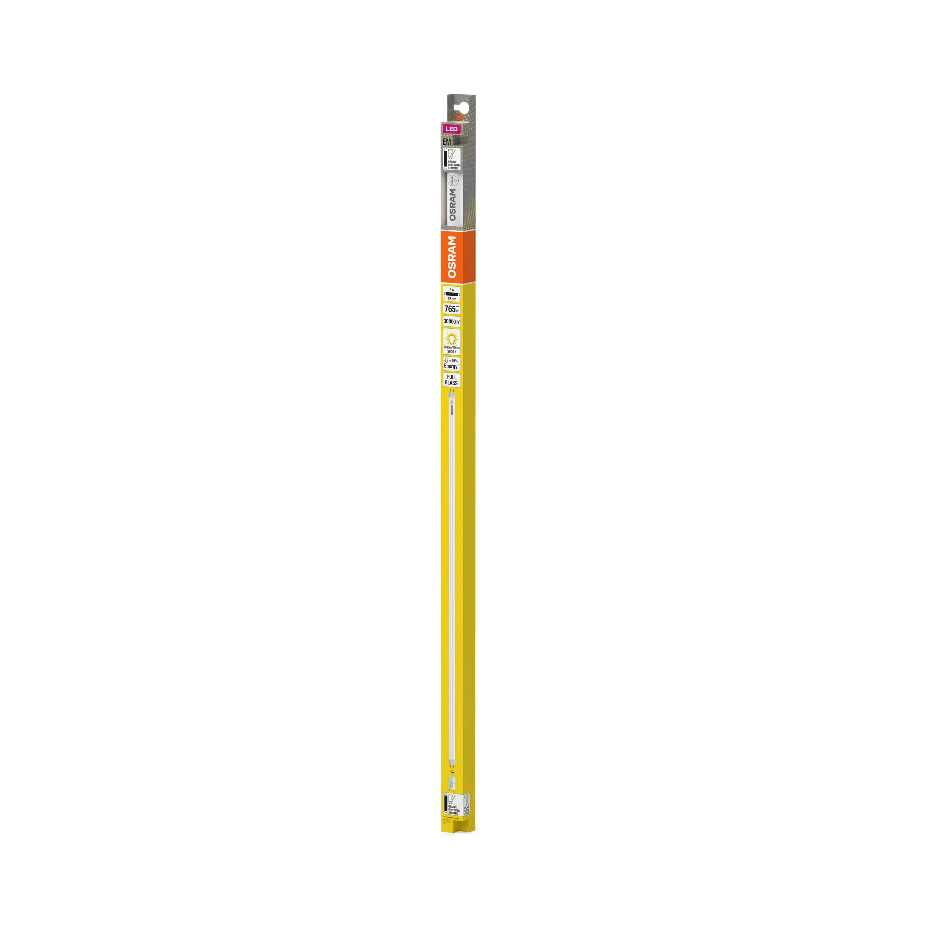 Żarówka LED OSRAM LED TUBE T8 16 EM 720 mm 7W 830 - Image 6