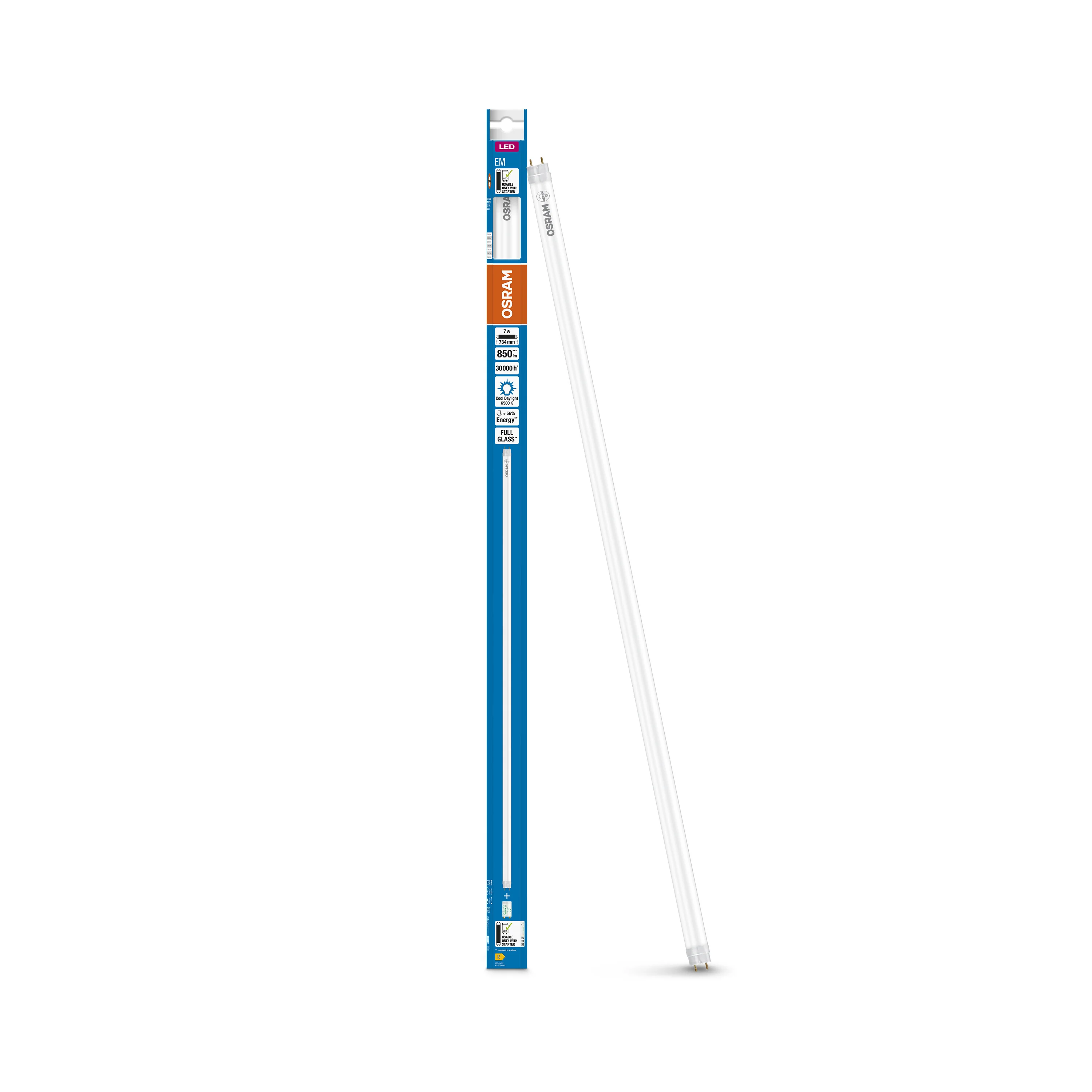 Żarówka LED OSRAM LED TUBE T8 16 EM 720 mm 7W 865 - Image 5