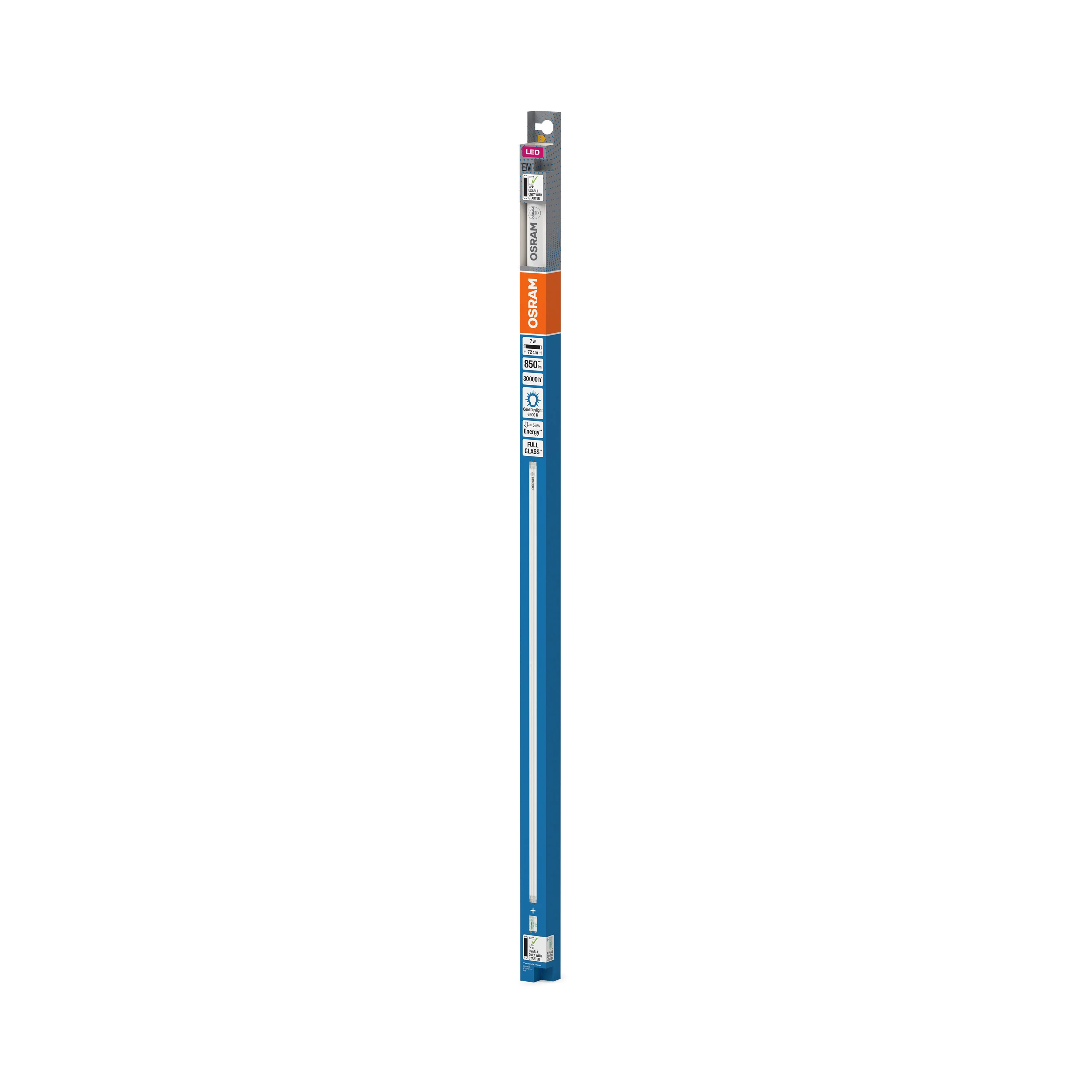 Żarówka LED OSRAM LED TUBE T8 16 EM 720 mm 7W 865 - Image 6
