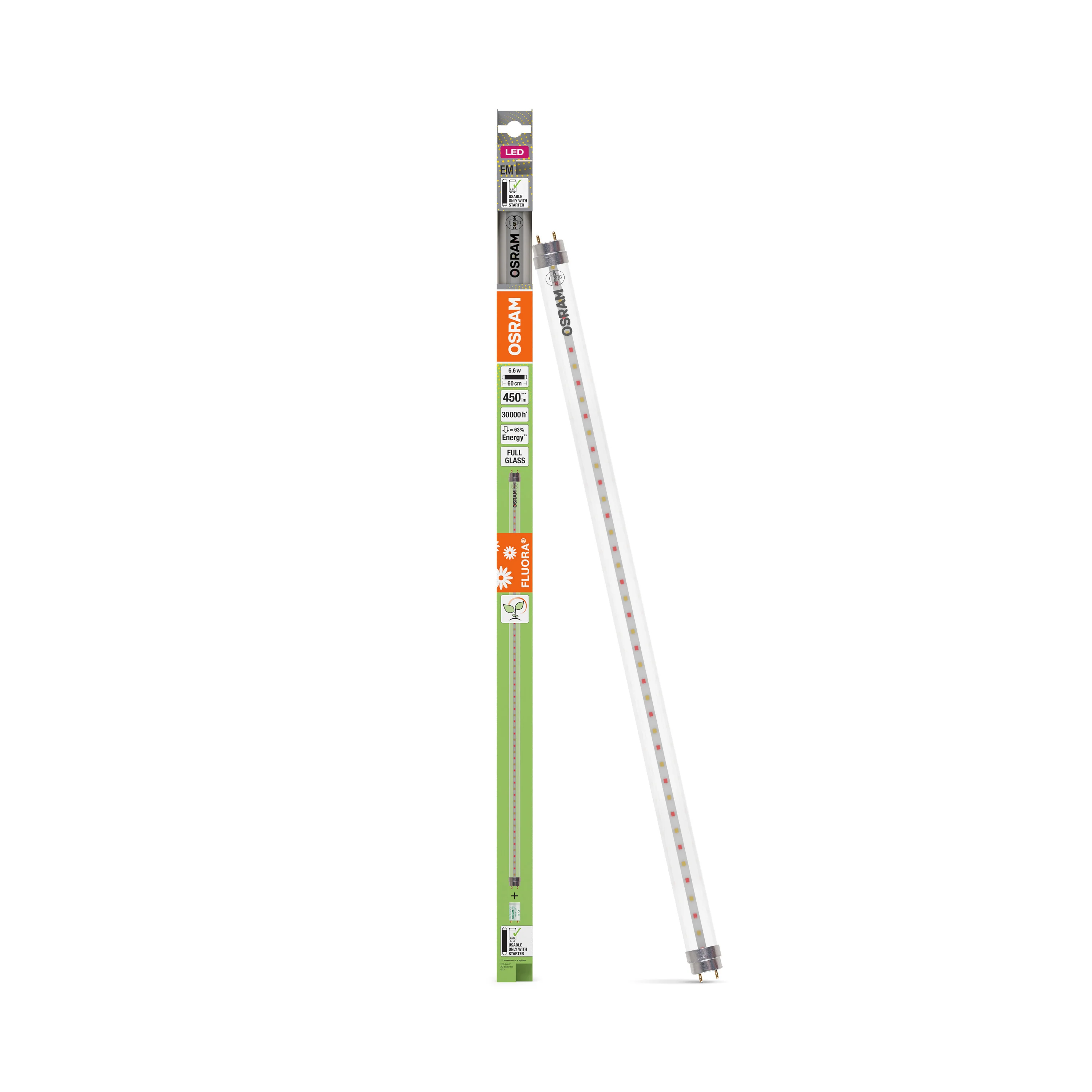 Żarówka LED OSRAM LED TUBE T8 18 EM FLUORA 600 mm 6.6W - Image 4