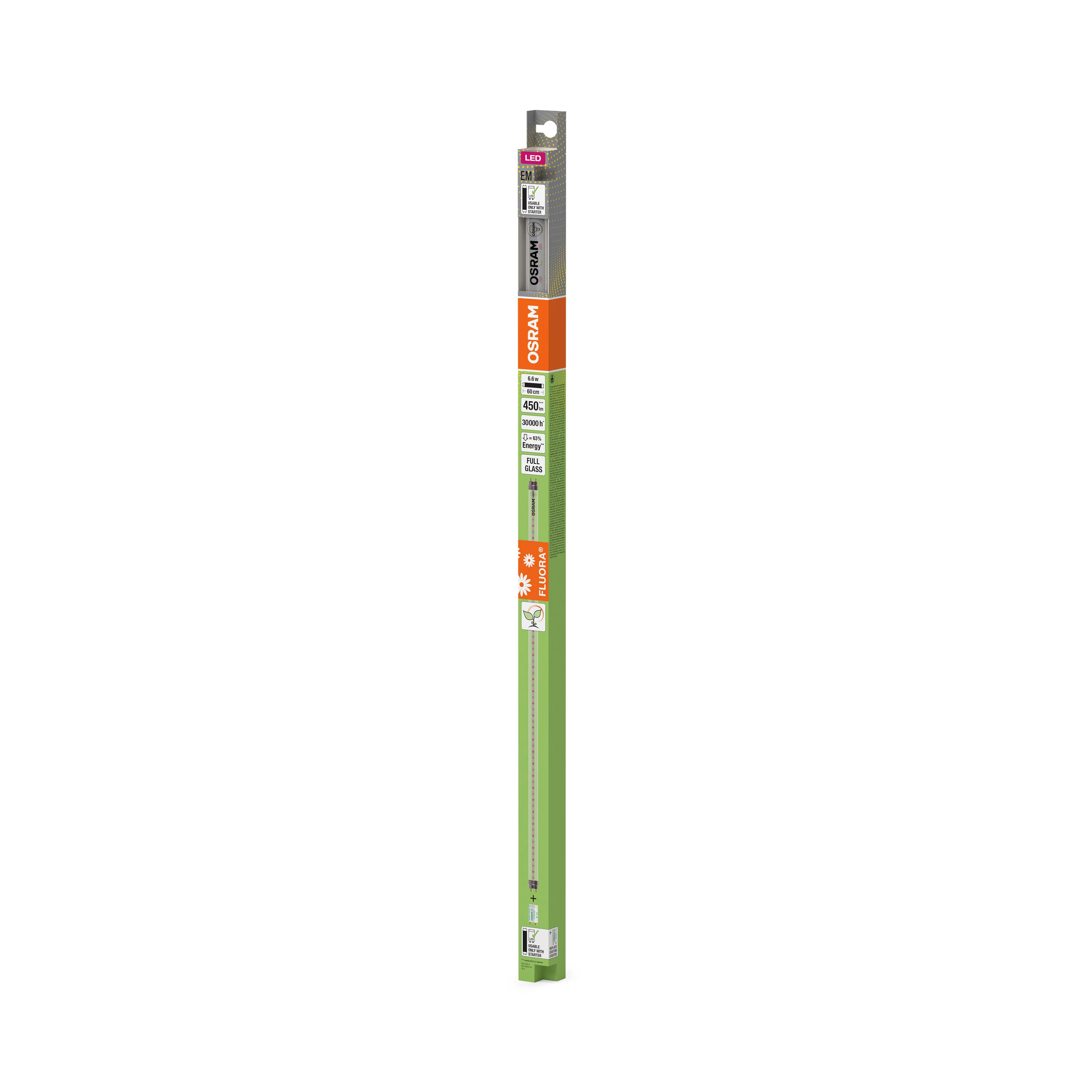Żarówka LED OSRAM LED TUBE T8 18 EM FLUORA 600 mm 6.6W - Image 5