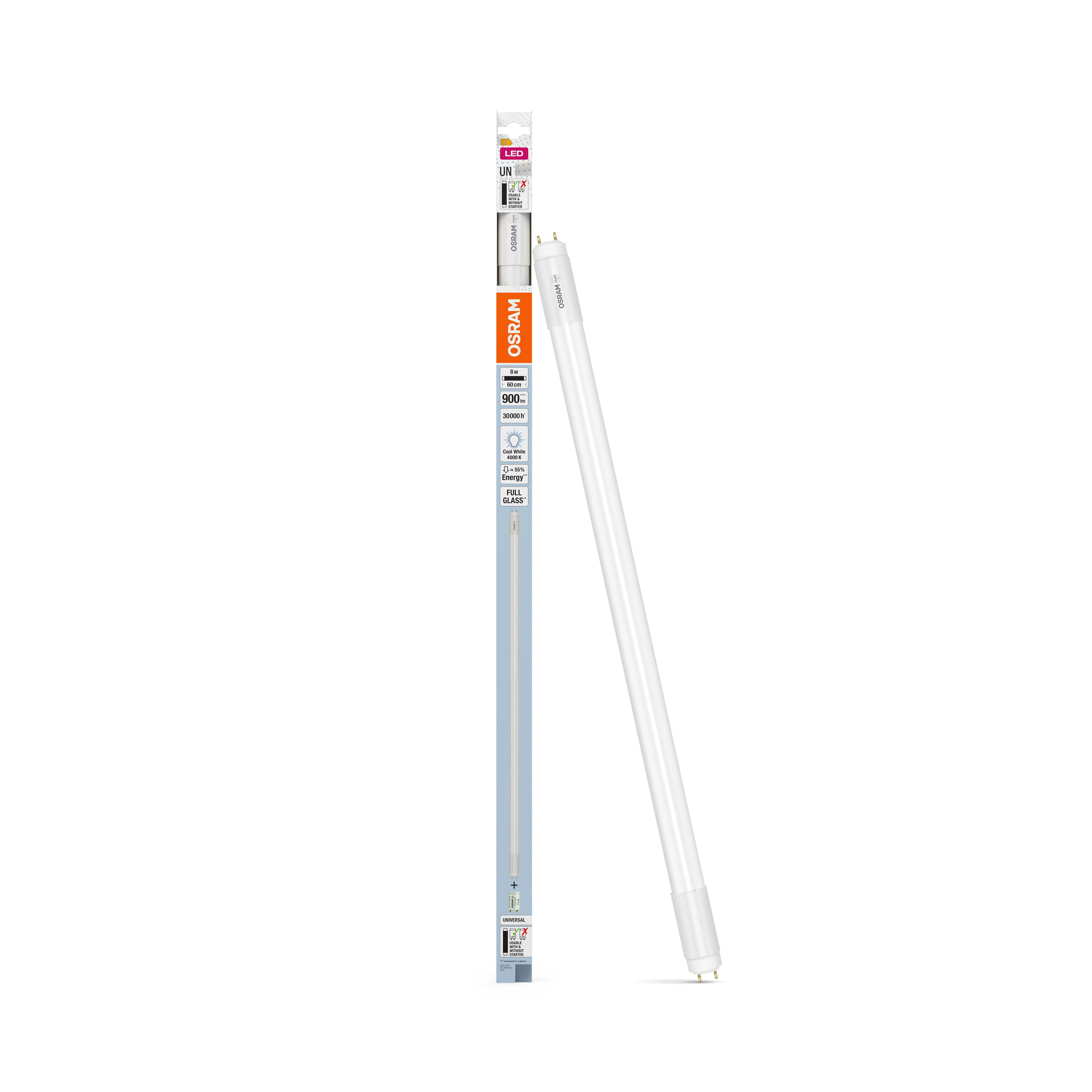 Żarówka LED OSRAM LED TUBE T8 18 UNIVERSAL 600 mm 8W 840 - Image 5