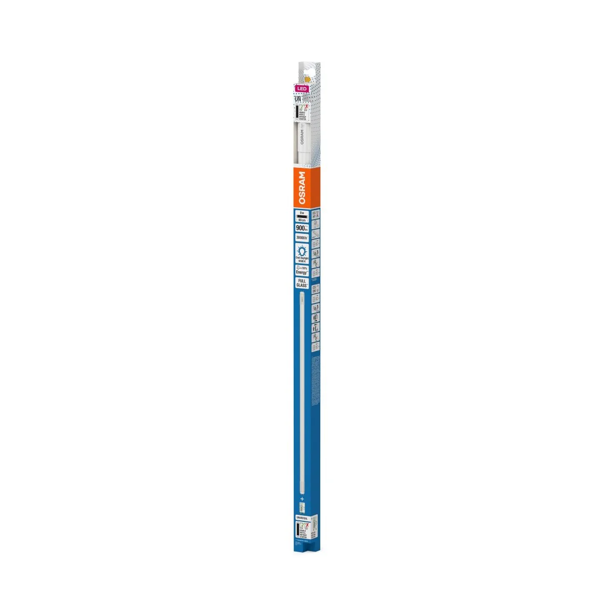 Żarówka LED OSRAM LED TUBE T8 18 UNIVERSAL 600 mm 8W 865 - Image 2