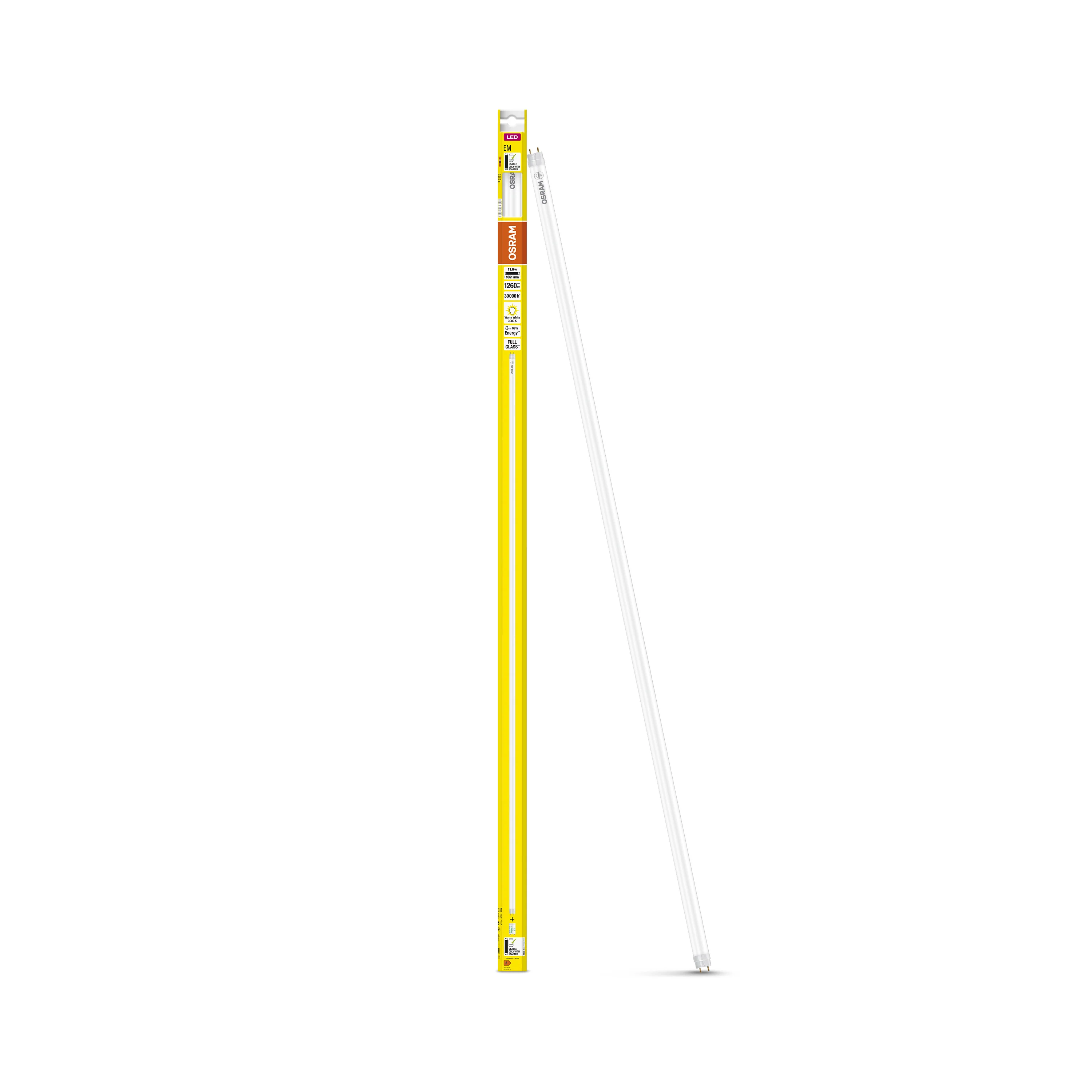 Żarówka LED OSRAM LED TUBE T8 38 EM 1050 mm 11.6W 830 - Image 5