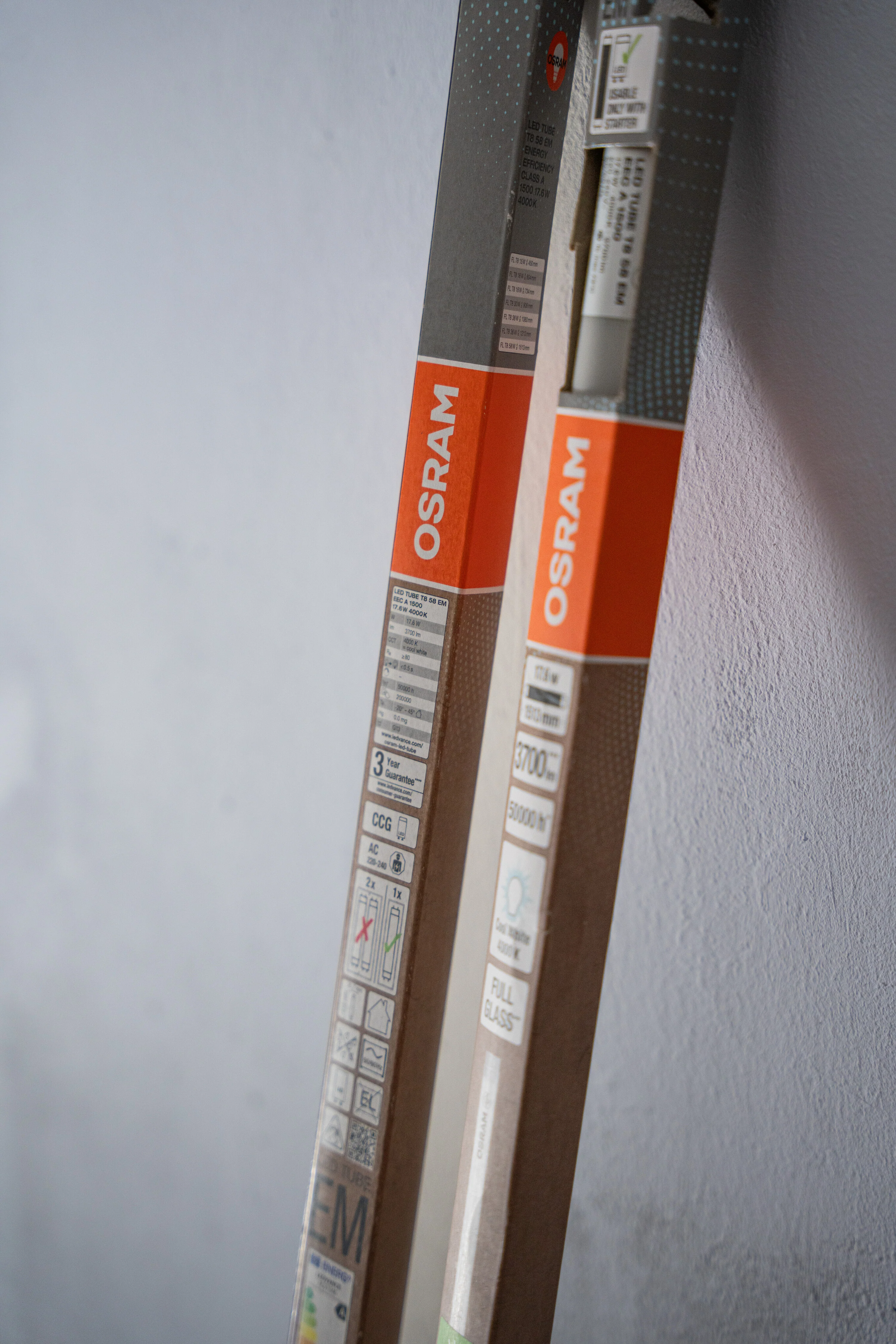 Żarówka LED OSRAM LED TUBE T8 58 EM ENERGY EFFICIENCY CLASS A 1500 mm 17.6W 840 - Image 8