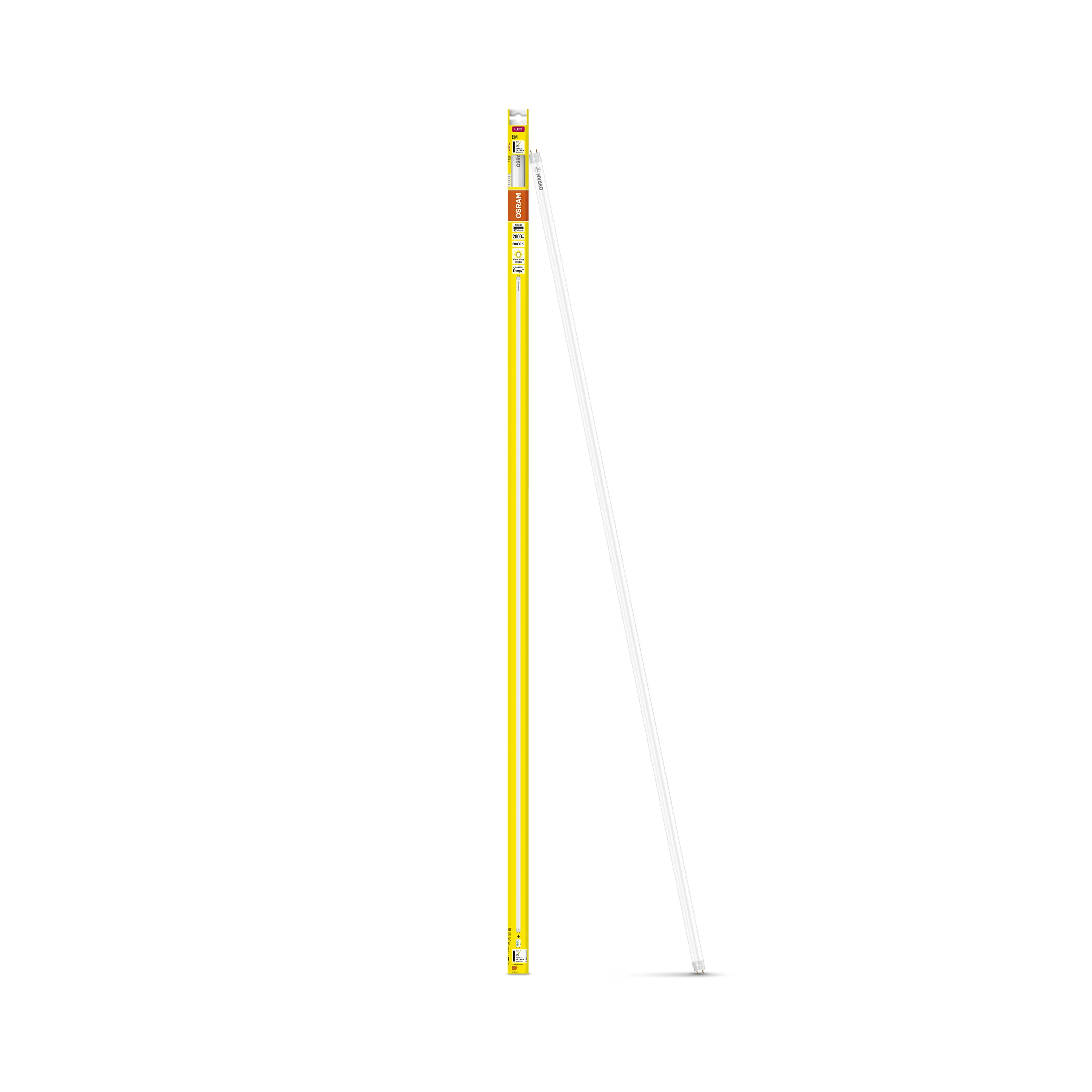 Żarówka LED OSRAM LED TUBE T8 58 EM PLASTIC 1500 mm 18.3W 830 - Image 4