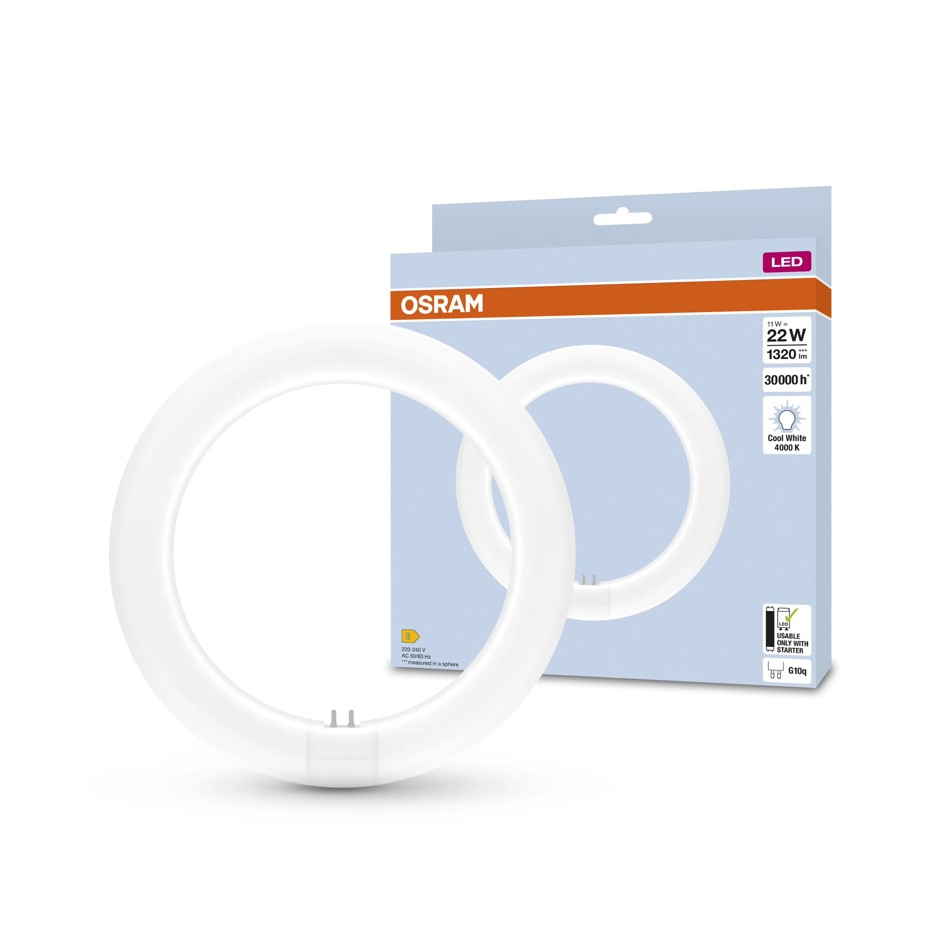 Żarówka LED OSRAM LED TUBE T9 C 22 EM 11W 840 G10q - Image 5