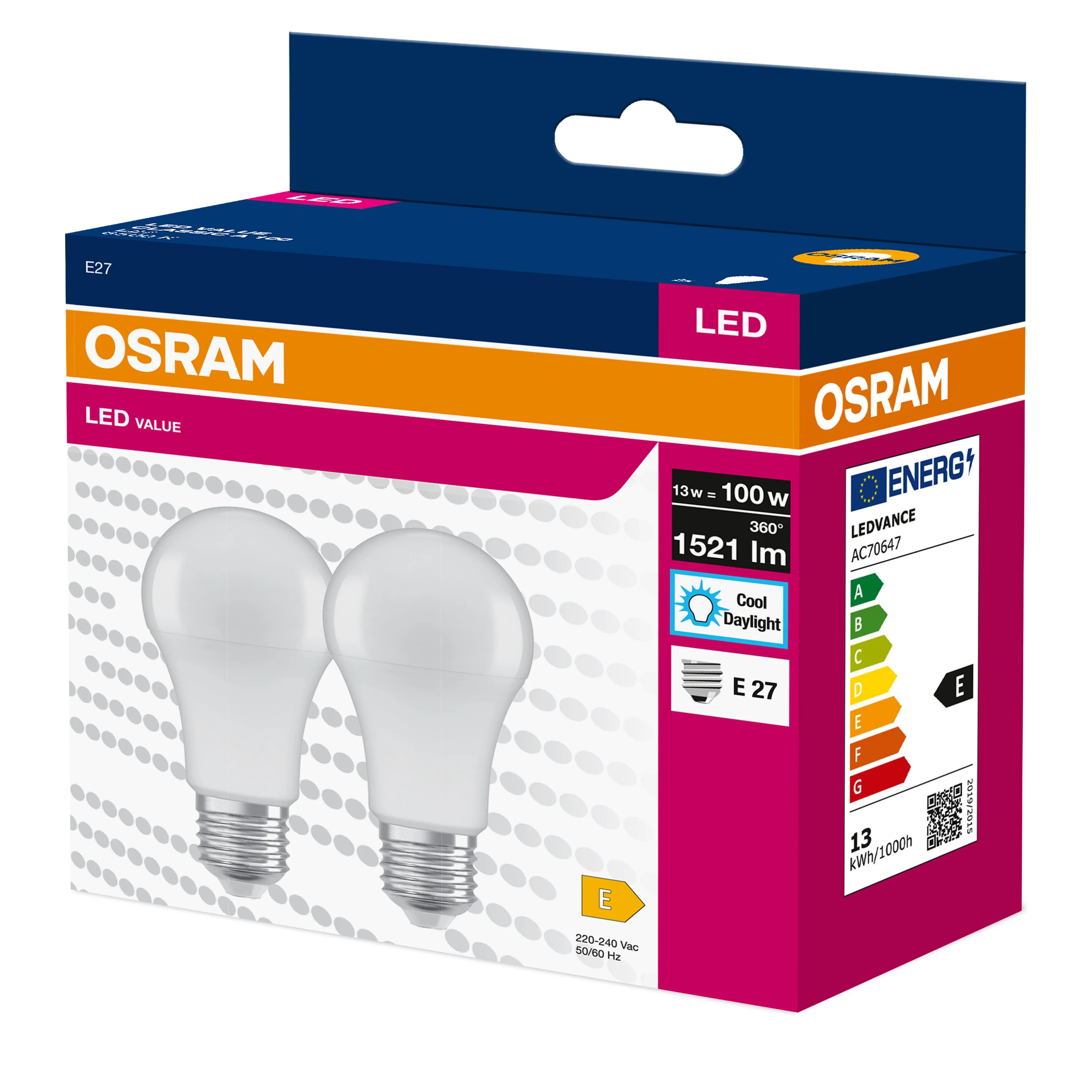 Żarówka LED OSRAM LED VALUE CLAS A 100  13 W/6500 K E27 - Image 5