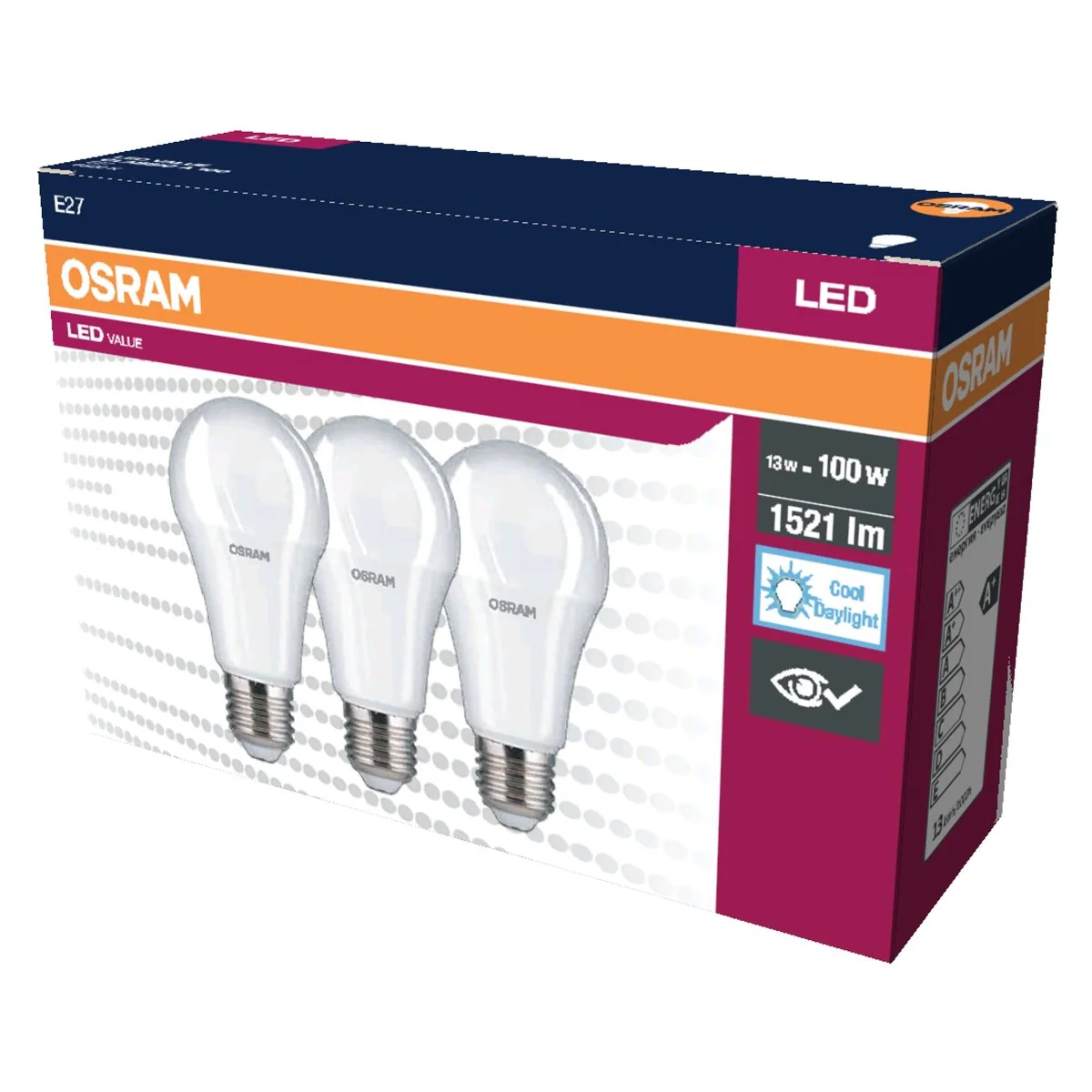 Żarówka LED OSRAM LED VALUE CLAS A 100  13 W/6500 K E27 zimna - Image 2