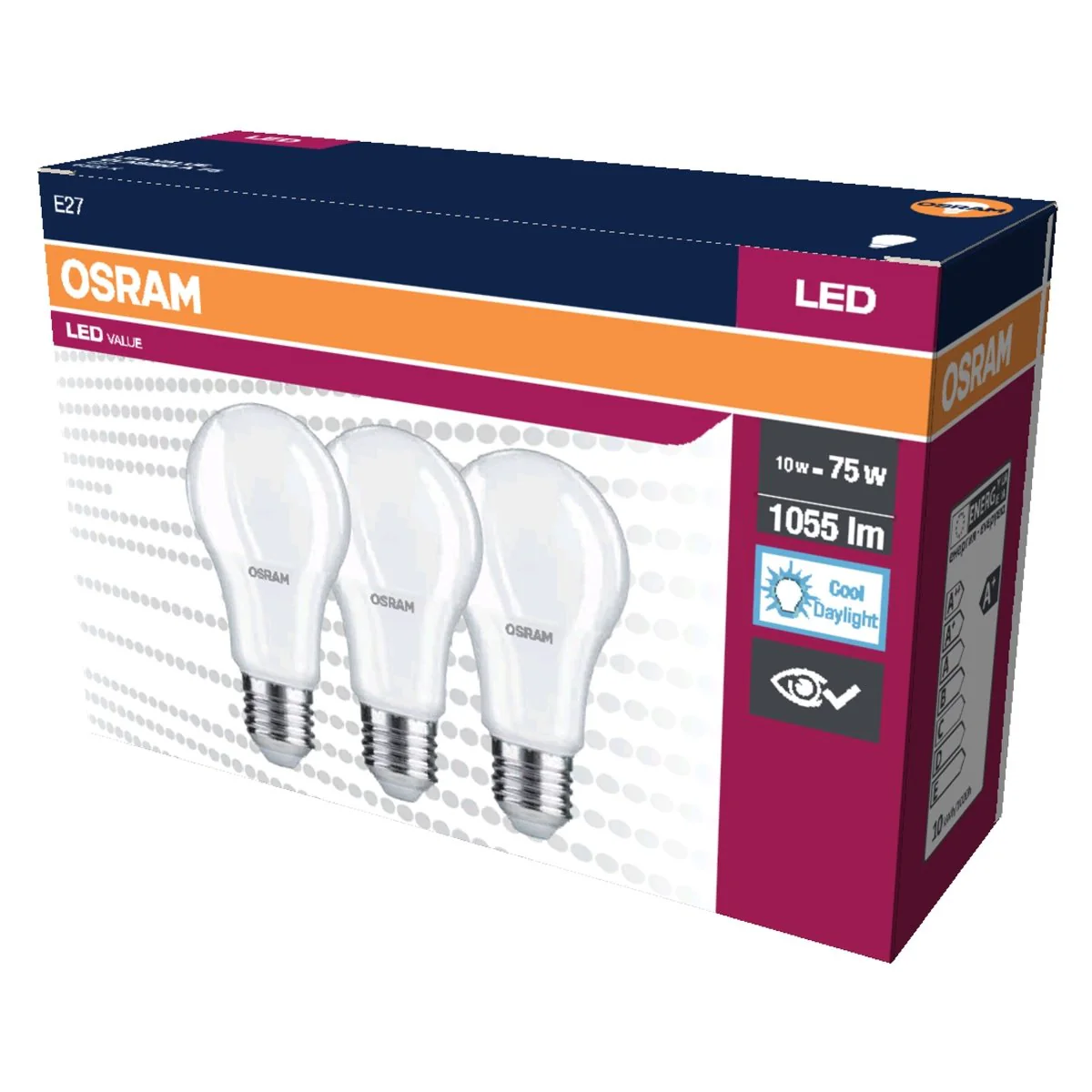 Żarówka LED OSRAM LED VALUE CLAS A 75  10 W/6500 K E27 zmina - Image 2