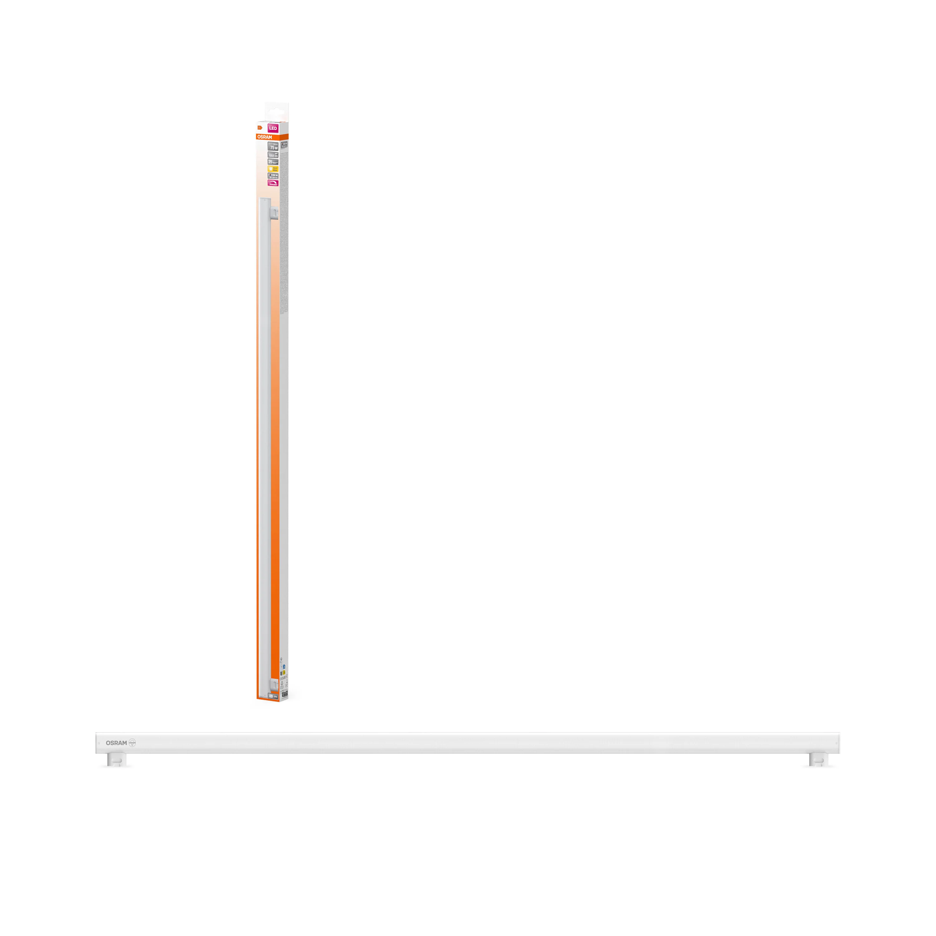 Żarówka LED OSRAM LEDinestra 100CM 75 190° DIM 9.9W 927 Frosted S14s - Image 4