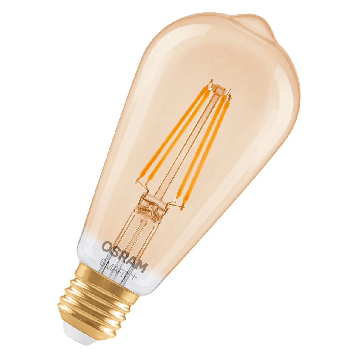 Żarówka LED OSRAM SMART+ MATTER Filament Dimmable Classic Edison 53 6W 824 Gold E27 - Image 3