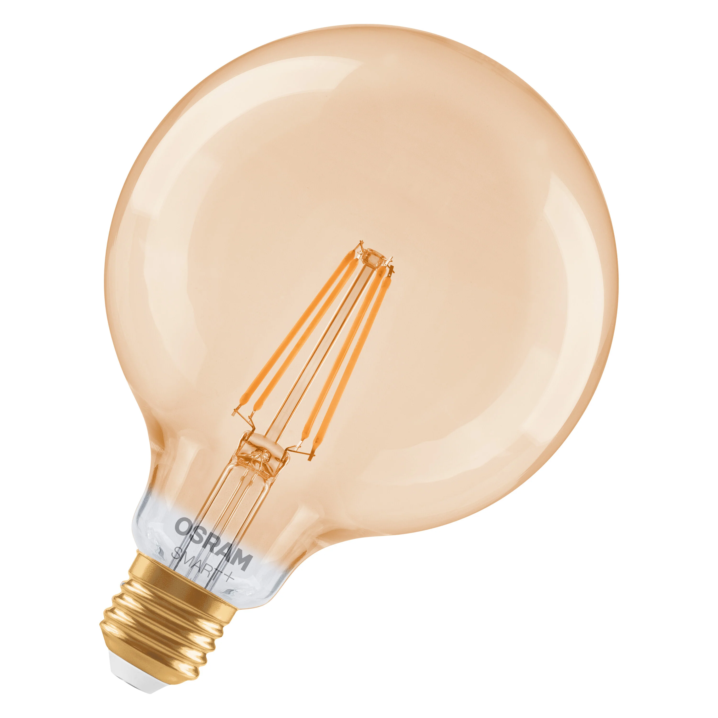 Żarówka LED OSRAM SMART+ MATTER Filament Dimmable Classic Globe 53 6W 824 Gold E27 - Image 6
