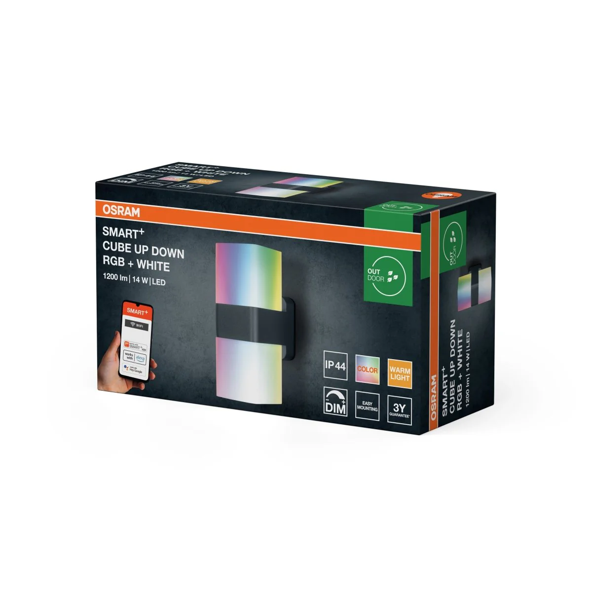 Żarówka LED OSRAM SMART+ Wifi Cube UpDown RGB + W - Image 2