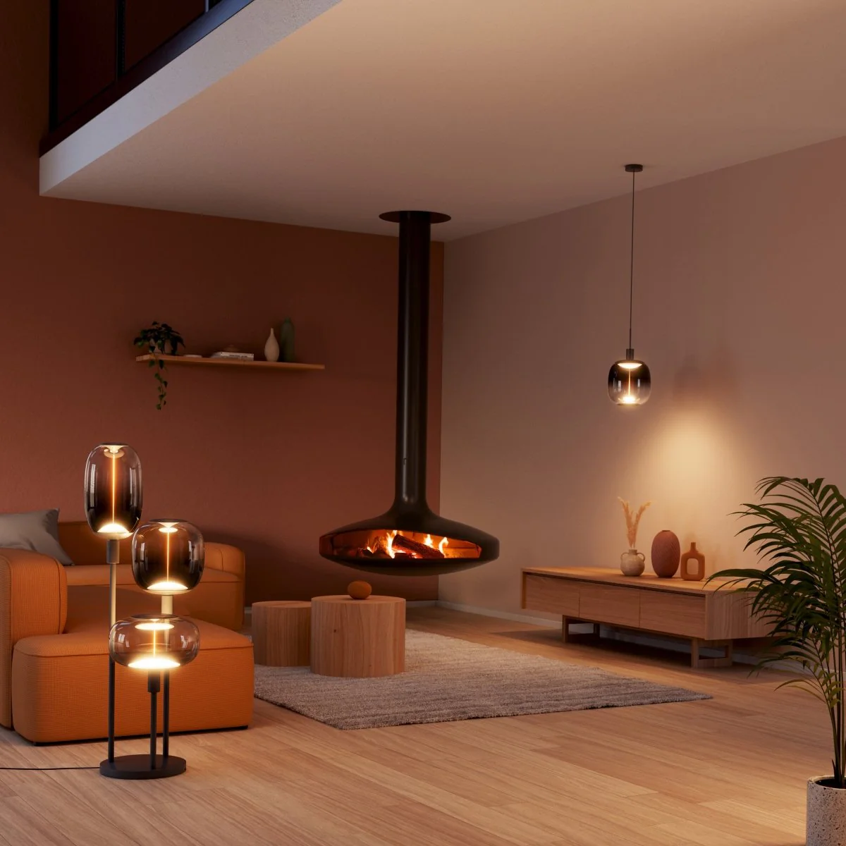 Żarówka LED OSRAM Vintage 1906 Big Elipse Oval 28 Filament Magnetic DIM 12W 818 Smoke E27 - Image 4