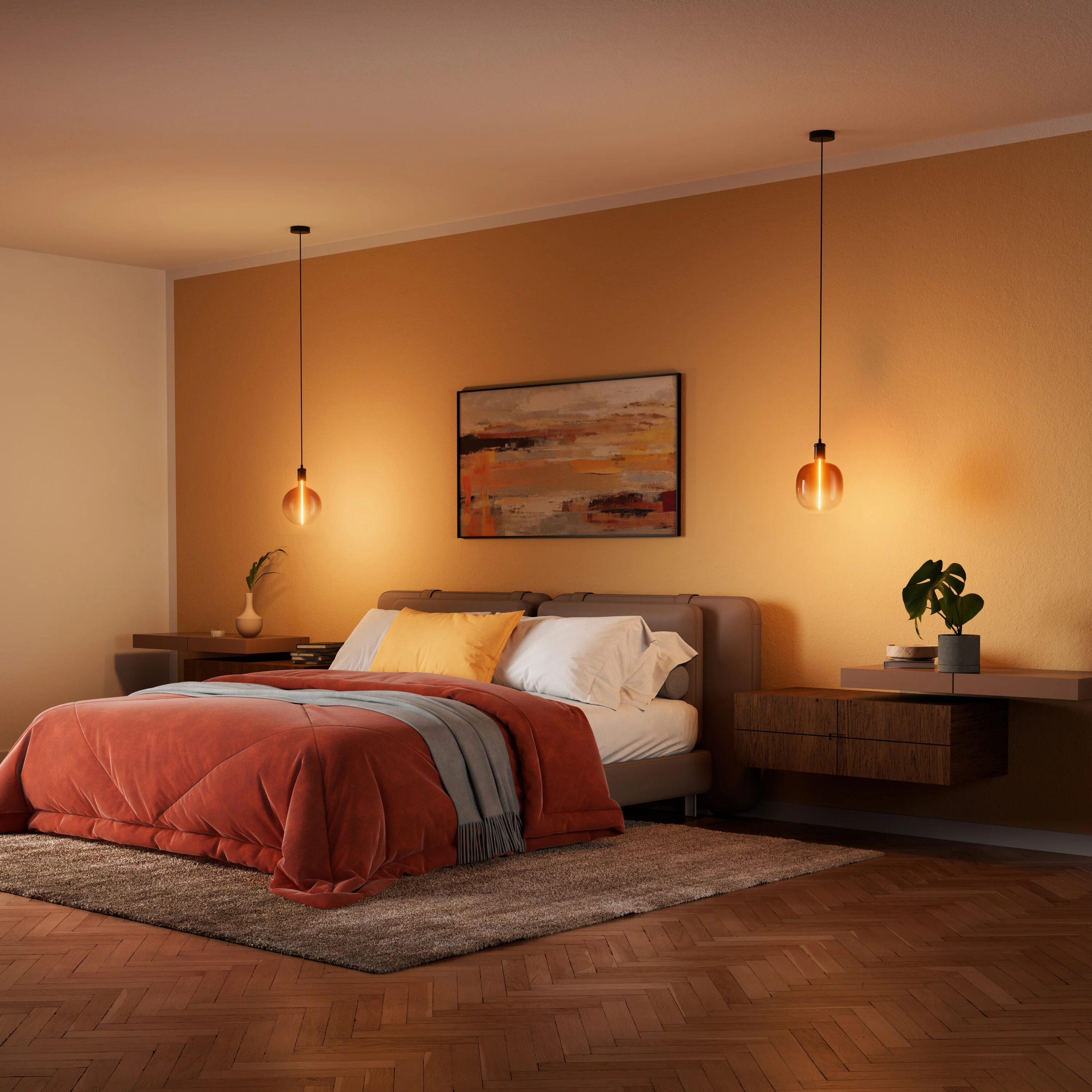 Żarówka LED OSRAM Vintage 1906 Big Globe 200 20 Magnetic DIM 4.8W 818 Tea Brown E27 - Image 8