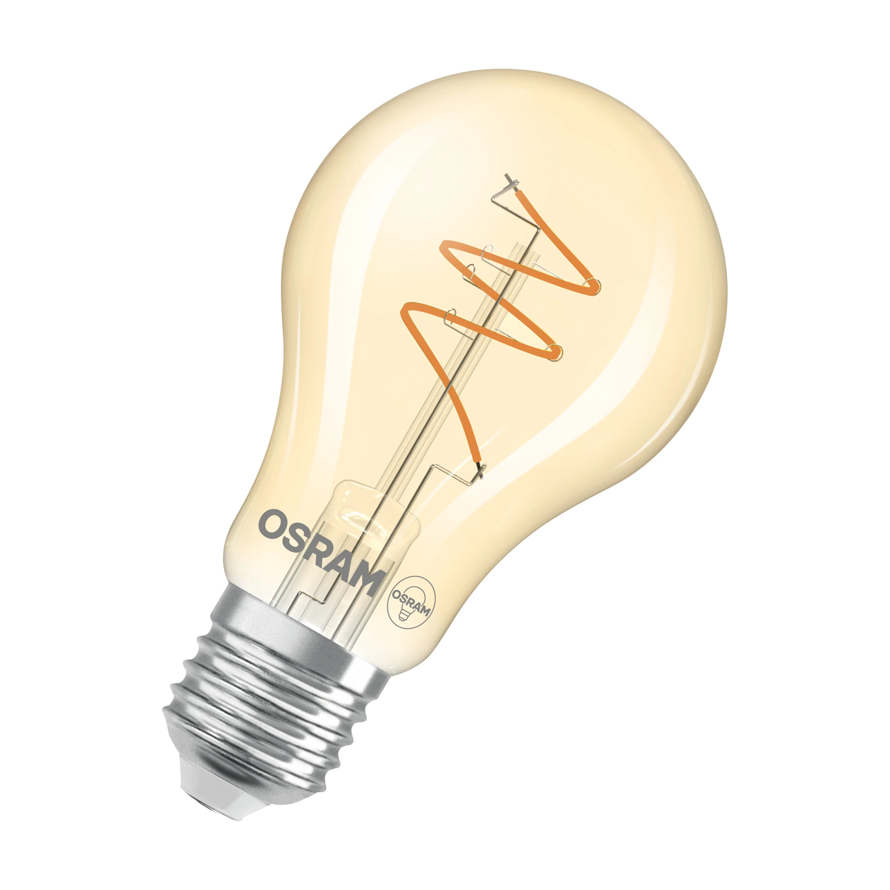 Żarówka LED OSRAM Vintage 1906 Classic A 40 Spiral Filament DIM 4.9W 927 Gold E27 - Image 7