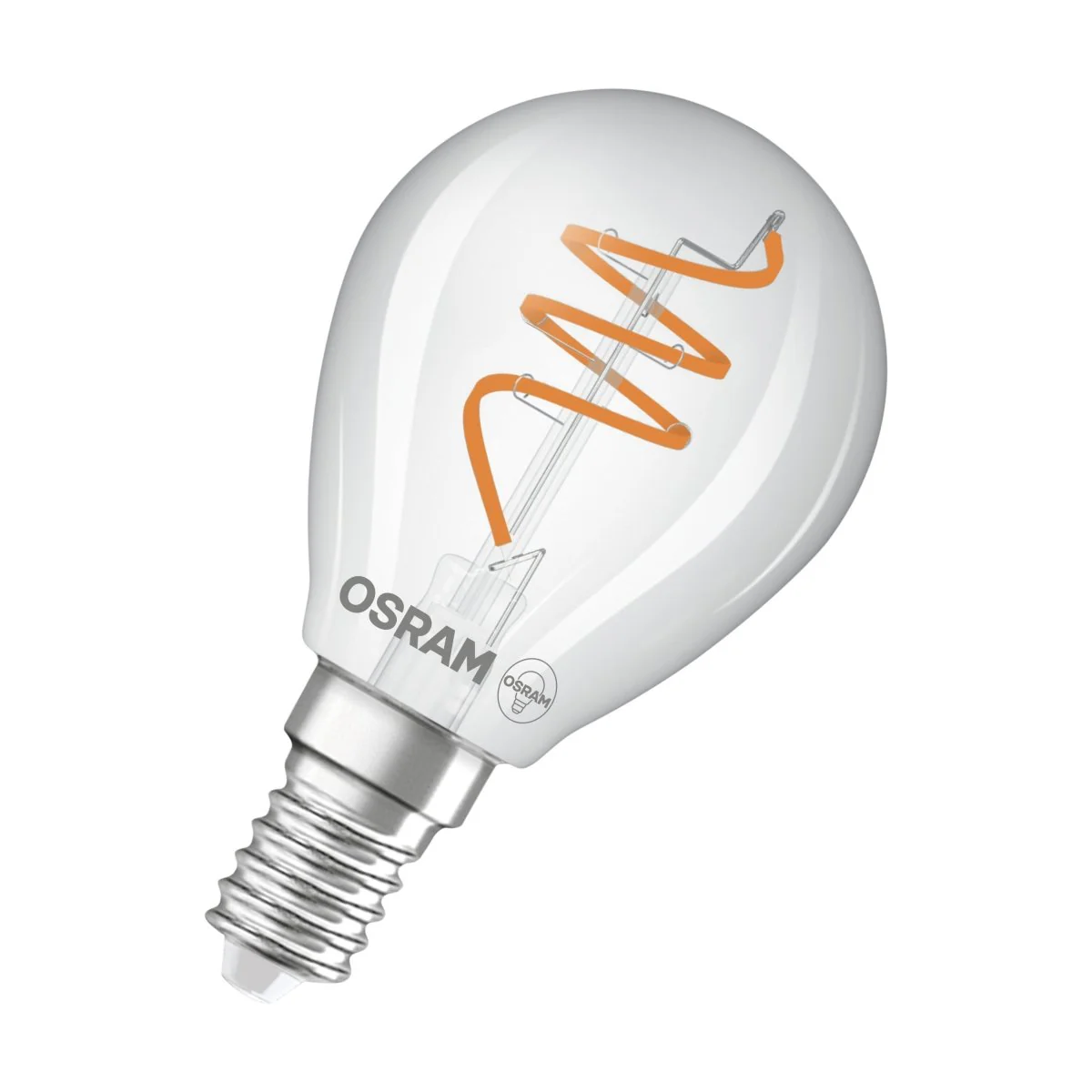 Żarówka LED OSRAM Vintage 1906 Classic P 40 Spiral Filament DIM 4.6W 927 Clear E14 - Image 3