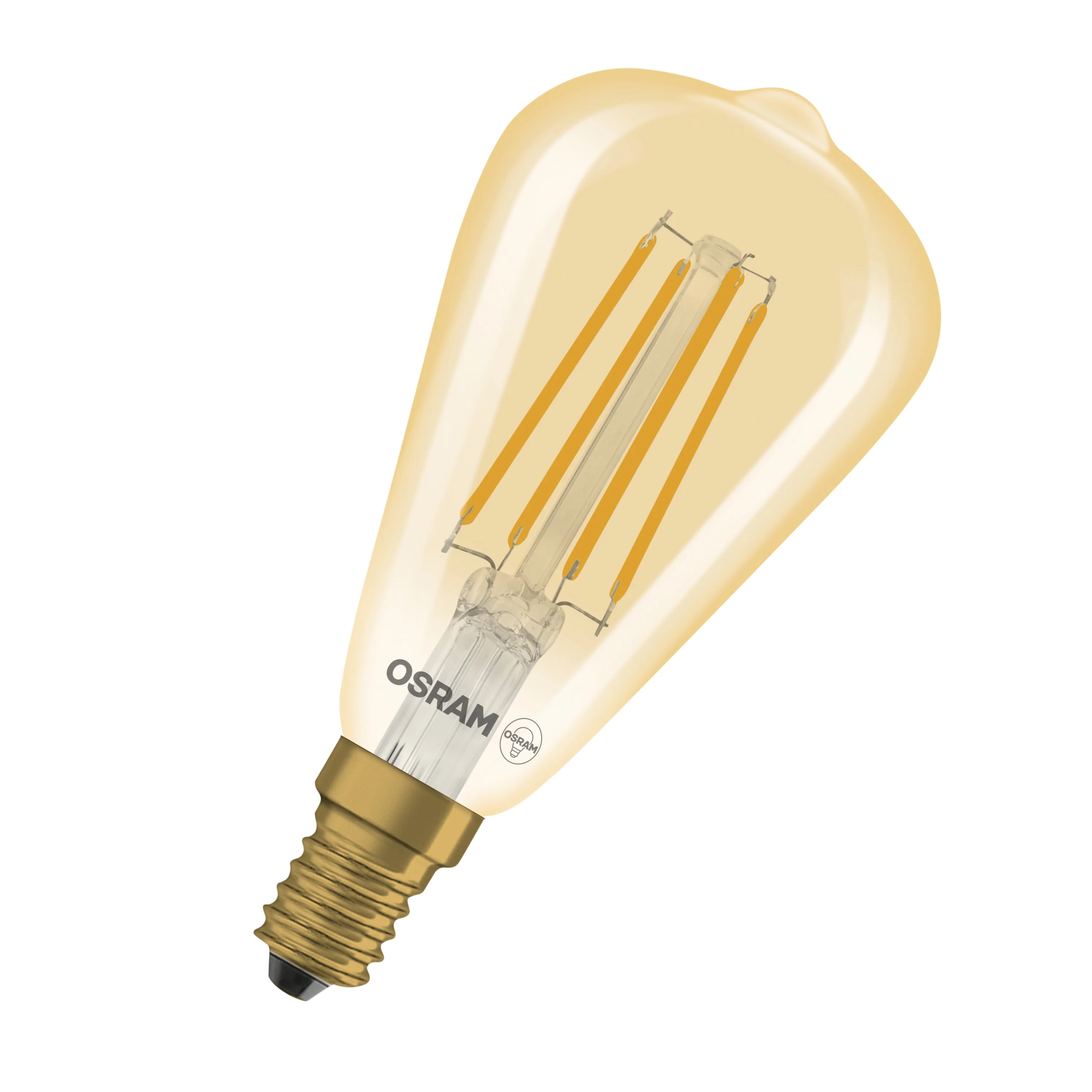 Żarówka LED OSRAM Vintage 1906 Edison 32 Filament DIM 4.8W 822 Gold E14 - Image 6