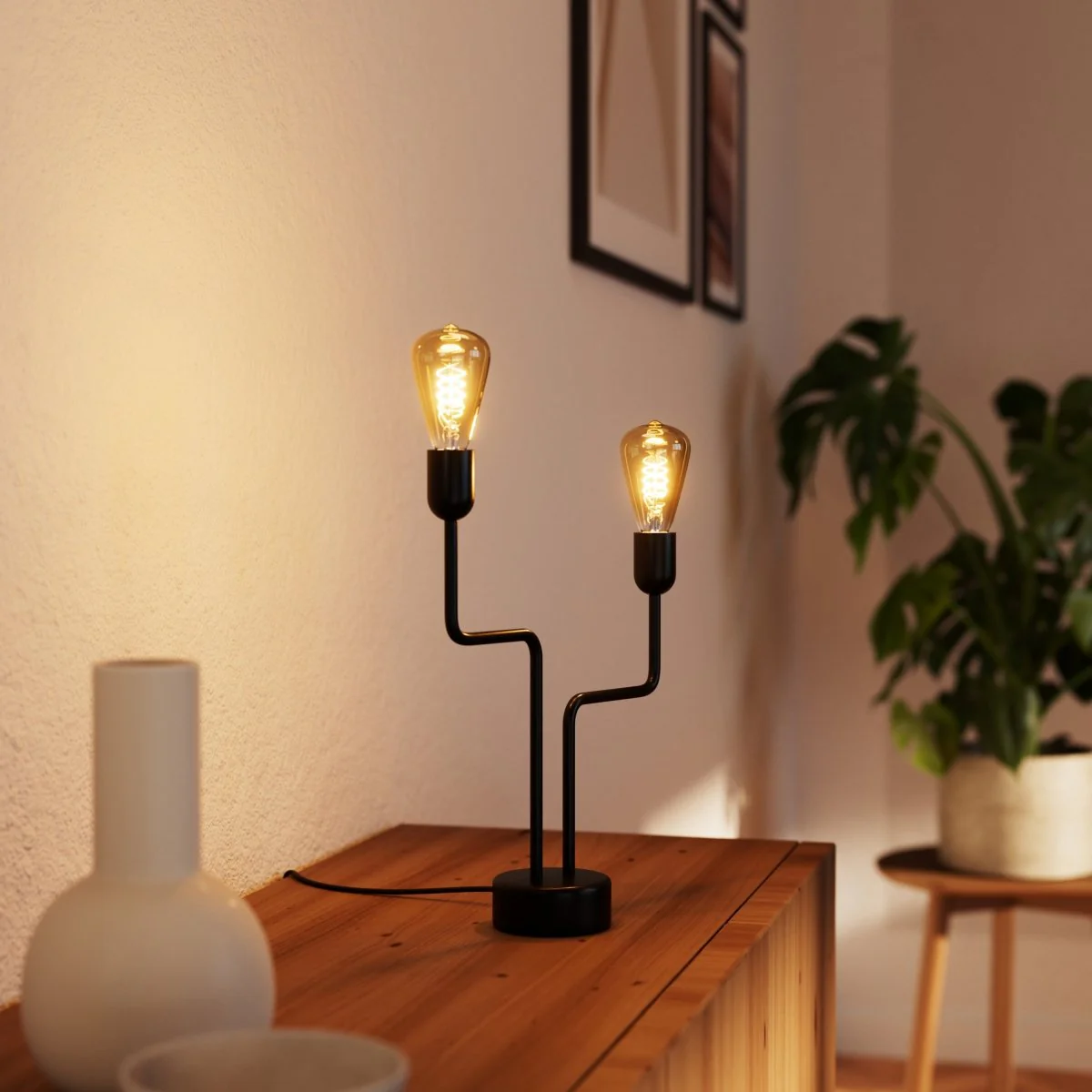 Żarówka LED OSRAM Vintage 1906 Edison 32 Spiral Filament DIM 4.8W 822 Gold E14 - Image 4