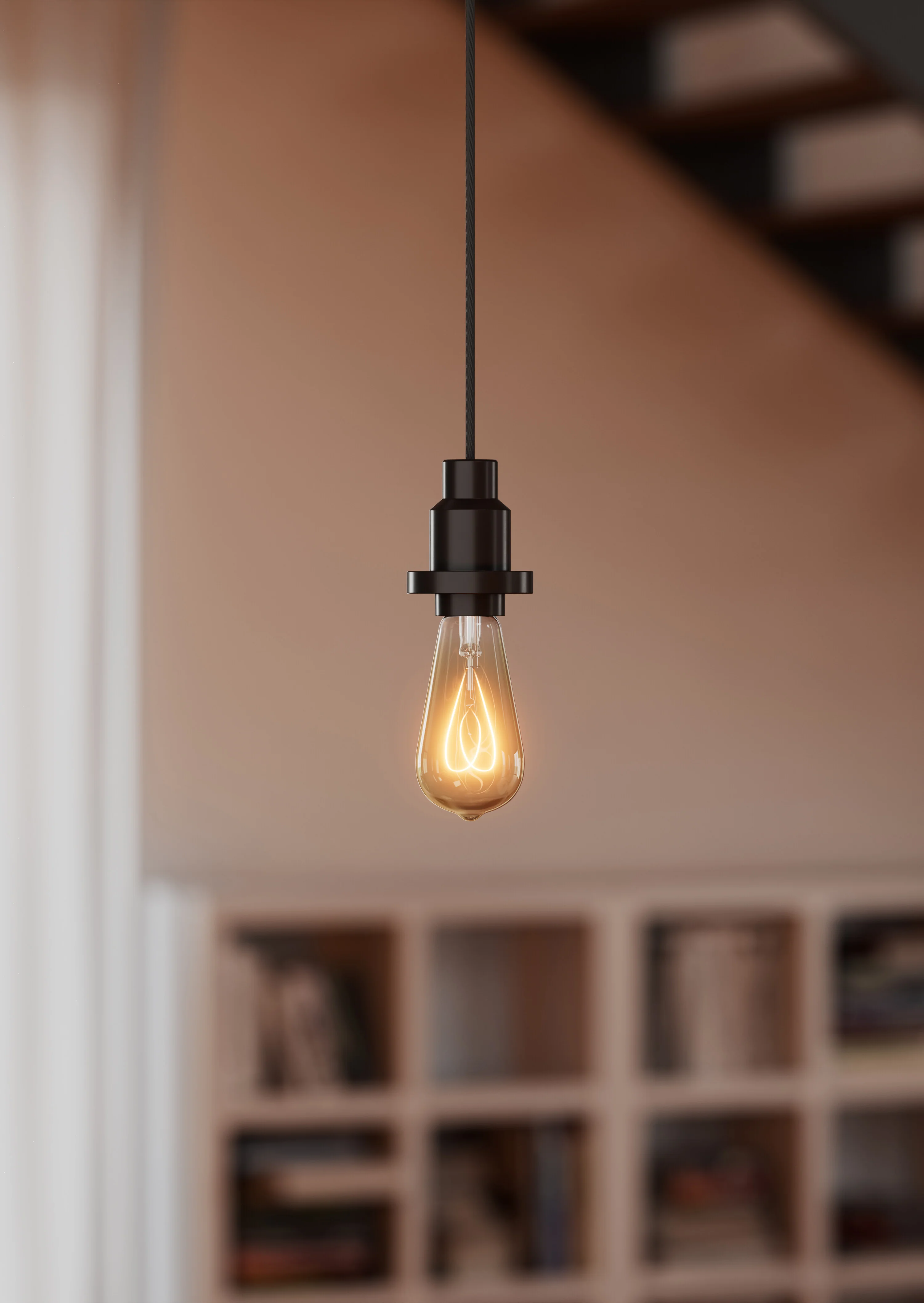 Żarówka LED OSRAM Vintage 1906 Edison 40 Heart Filament DIM 4.9W 922 Gold E27 - Image 8