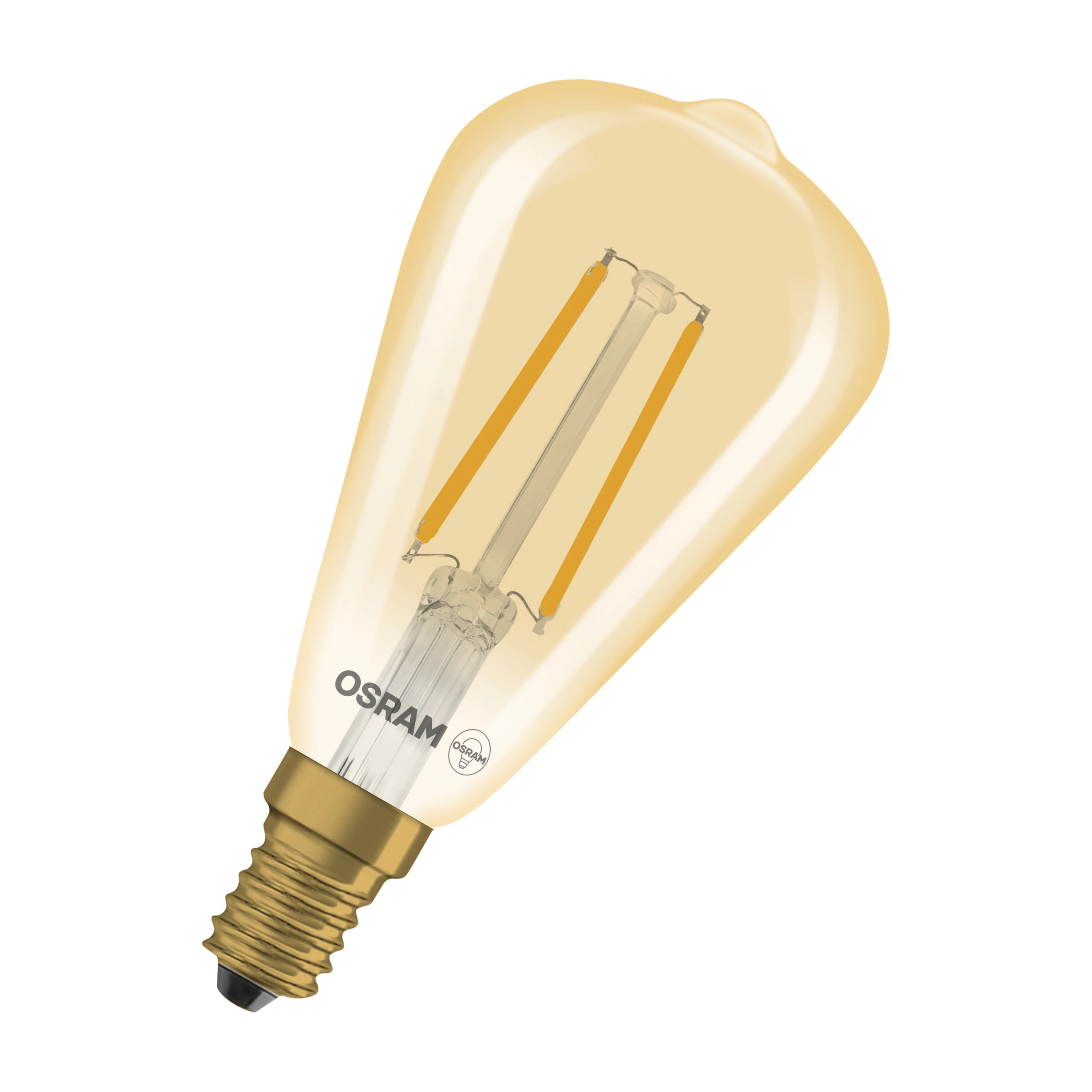 Żarówka LED OSRAM Vintage 1906 Edison  Filament DIM 2.8W 822 GOLD E14 - Image 6