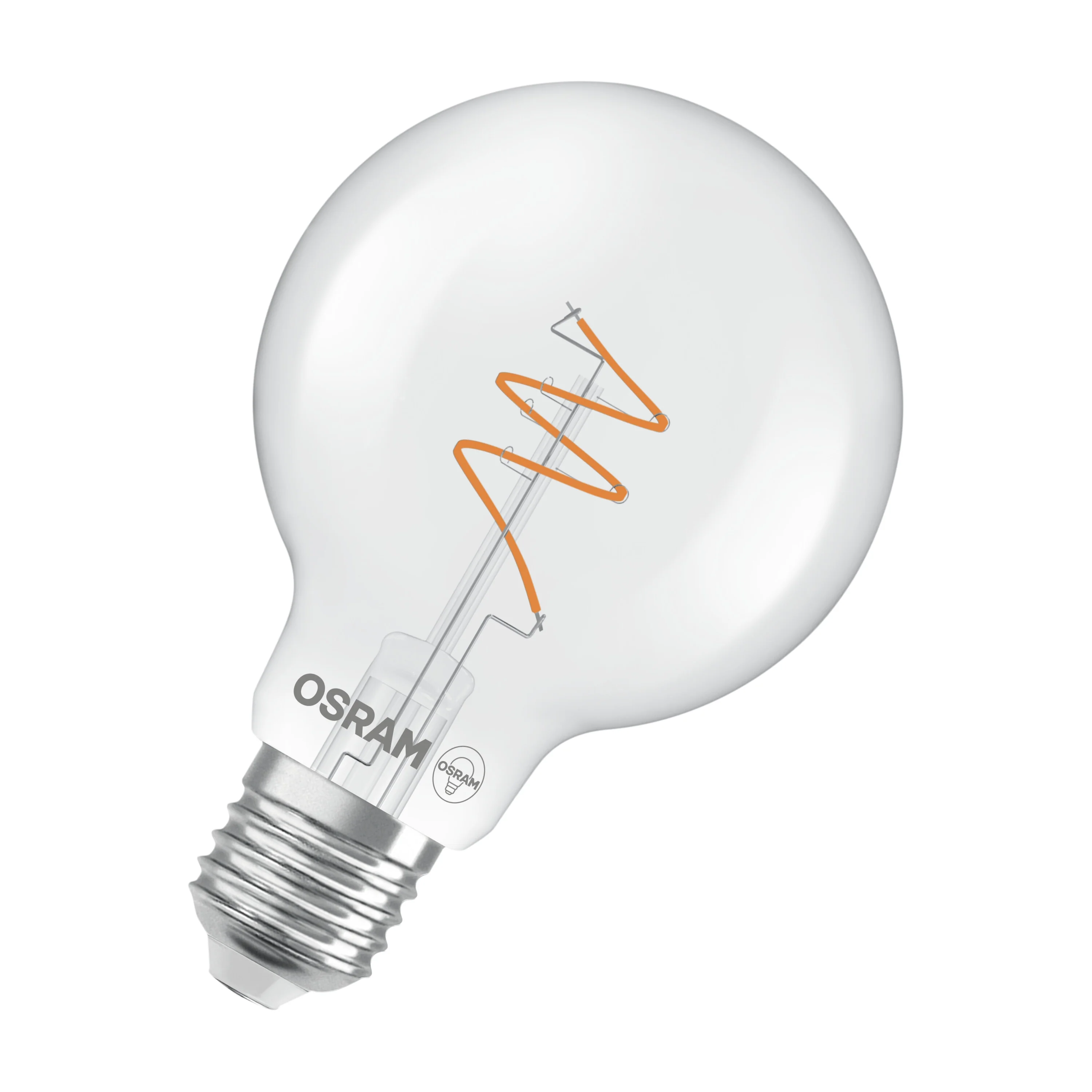 Żarówka LED OSRAM Vintage 1906 Globe 80 40 Spiral Filament DIM 4.6W 927 Clear E27 - Image 7