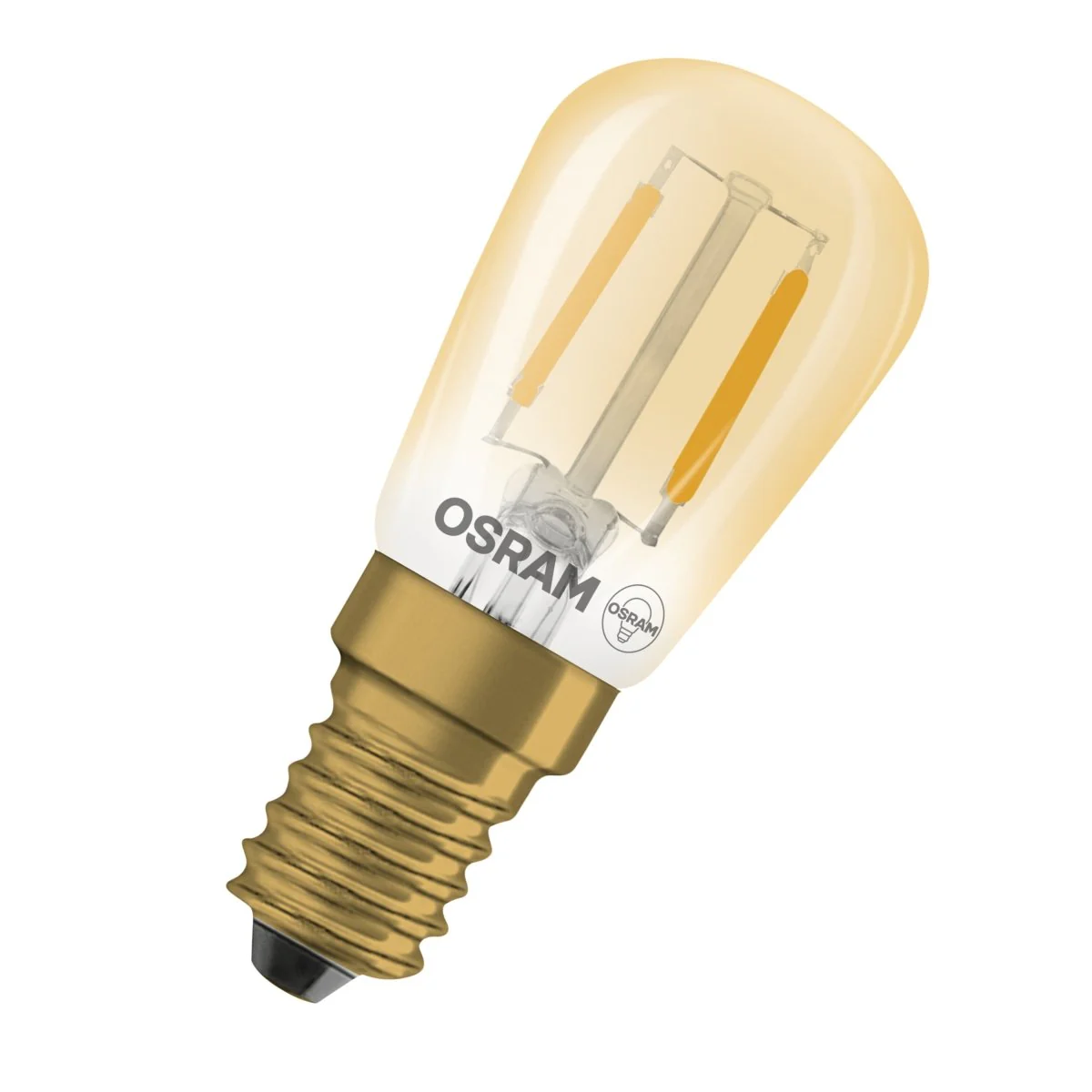 Żarówka LED OSRAM Vintage 1906 LED T26 5 Filament 1.6W 824 Gold E14 - Image 3