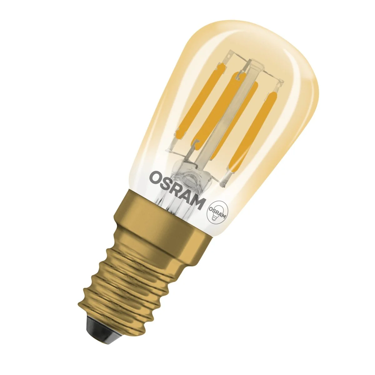 Żarówka LED OSRAM Vintage 1906 T26 25 Filament DIM 2.8W 822 Gold E14 - Image 3