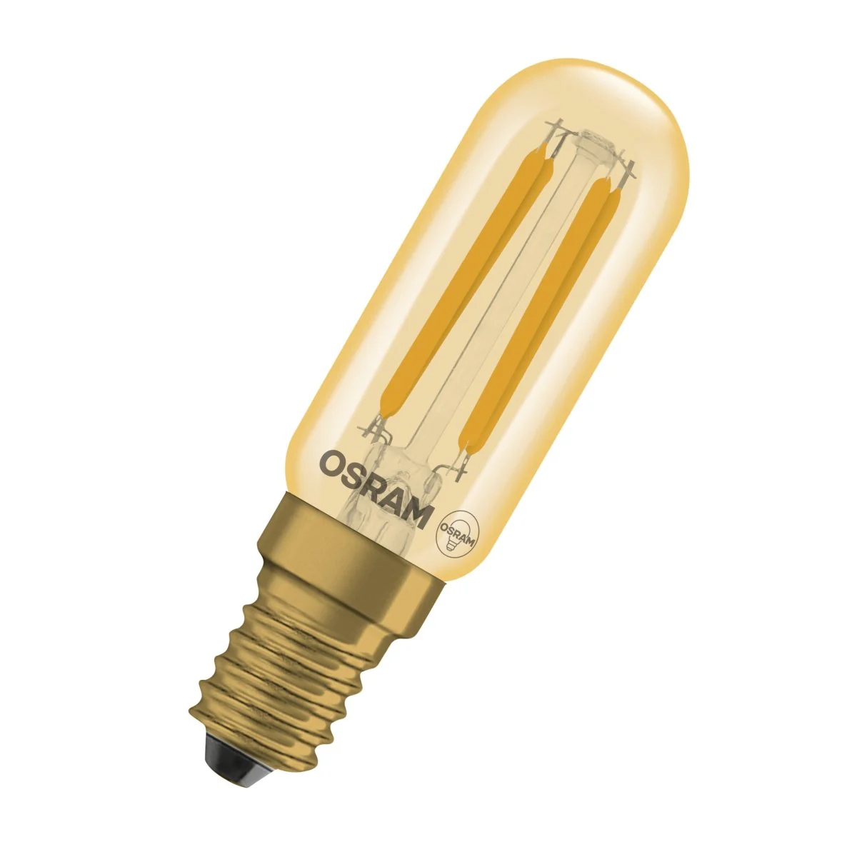Żarówka LED OSRAM Vintage 1906 T26 40 Filament DIM 4.8W 822 Gold E14 - Image 3