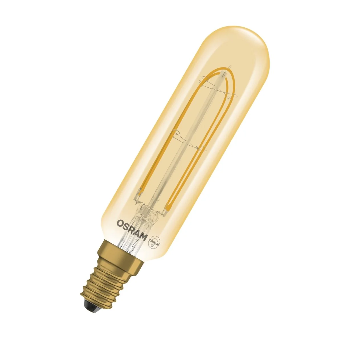 Żarówka LED OSRAM Vintage 1906 T28 36 Filament DIM 4.8W 822 Gold E14 - Image 3
